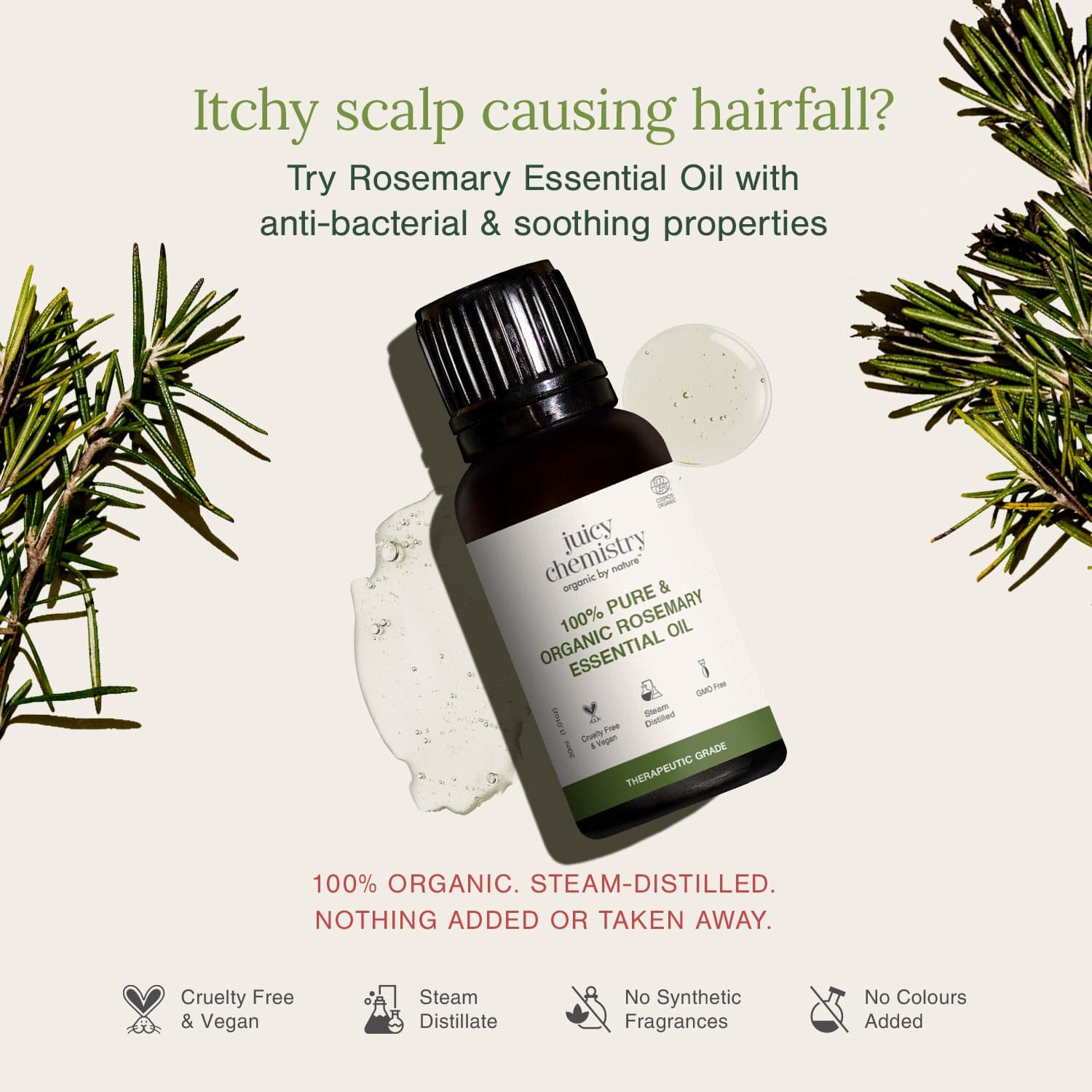 Certified Organic Rosemary Essential Oil