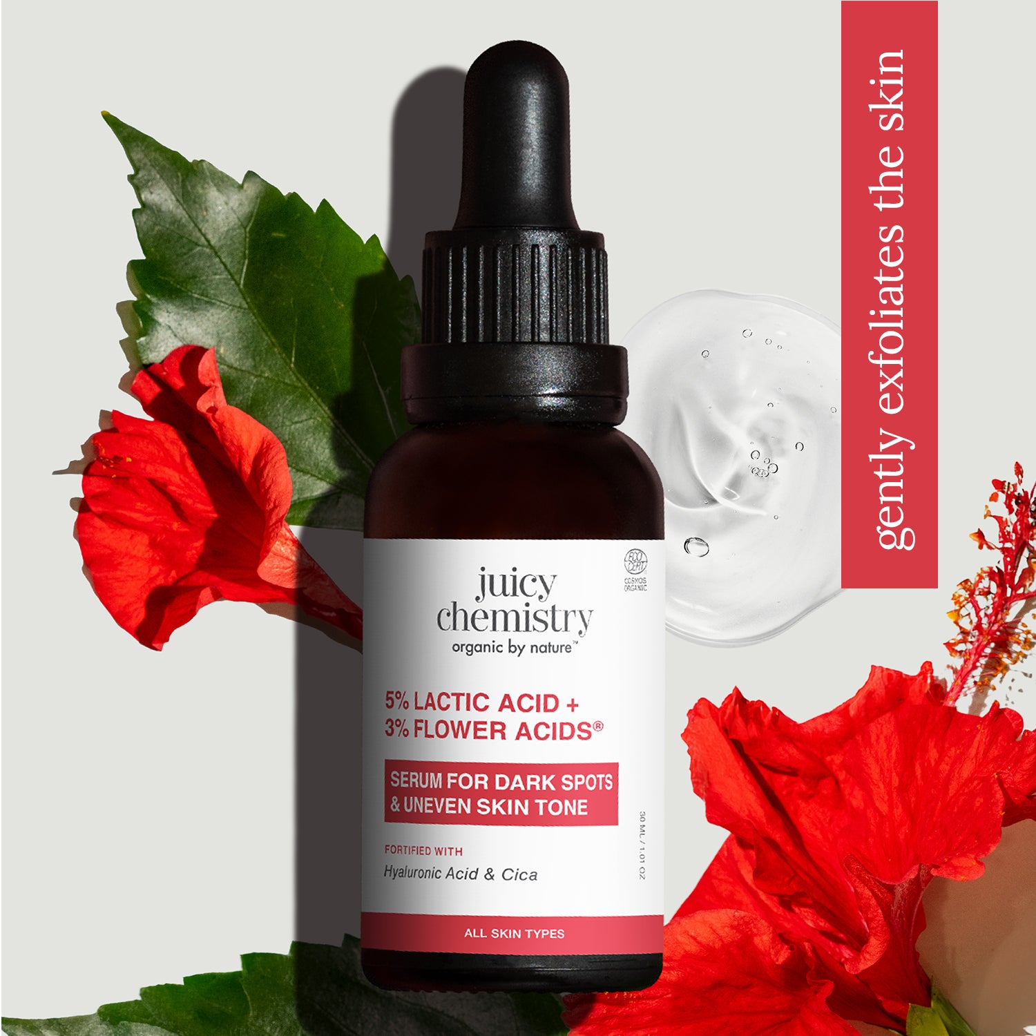 5% Lactic Acid + 3% Flower Acids Face Serum