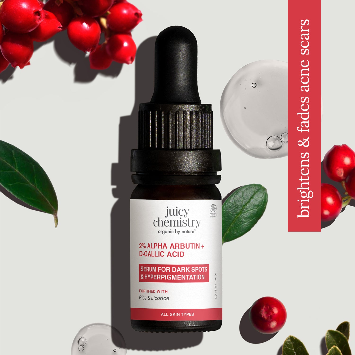 2% Alpha Arbutin + D-Gallic Acid Face Serum