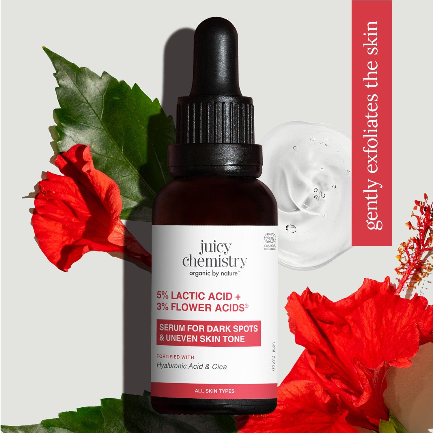 5% Lactic Acid + 3% Flower Acids Face Serum