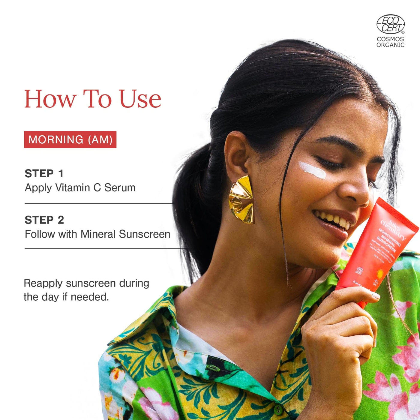 AM Brightening Combo | Daily Hydration & UV Protection Skincare Kit image 3