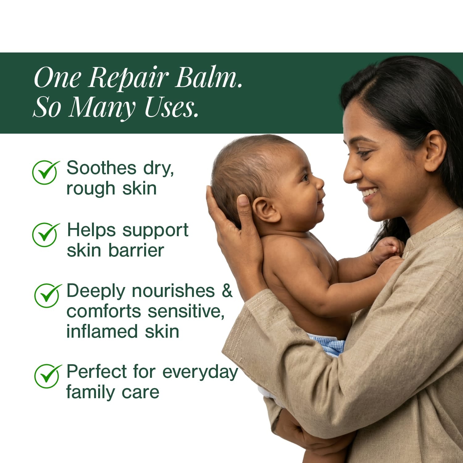 All-in-One Heal & Repair Balm Fortified with Rosehip + Calendula