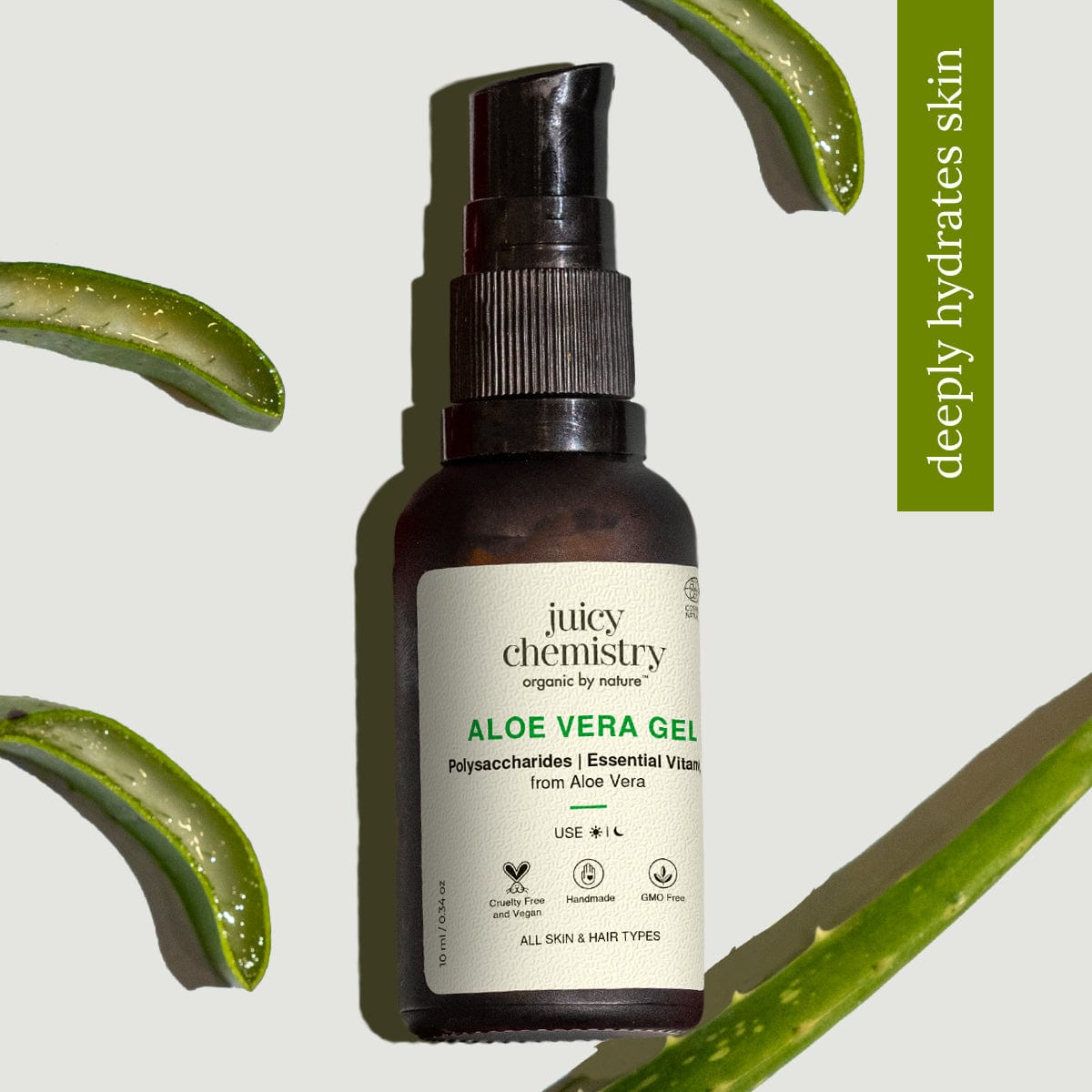 100% Pure and Certified Organic Aloe Vera Gel