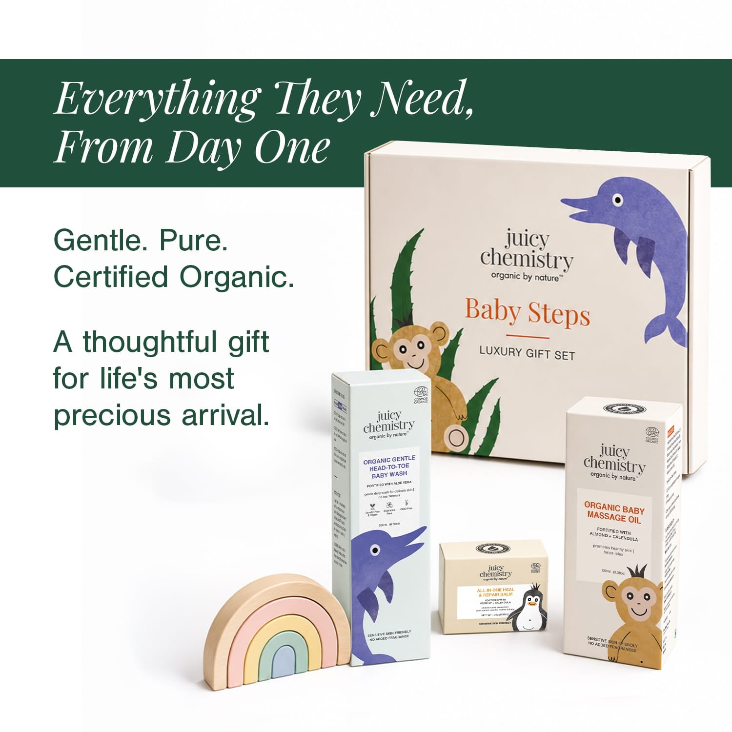 Juicy Chemistry Baby Steps Gift Box