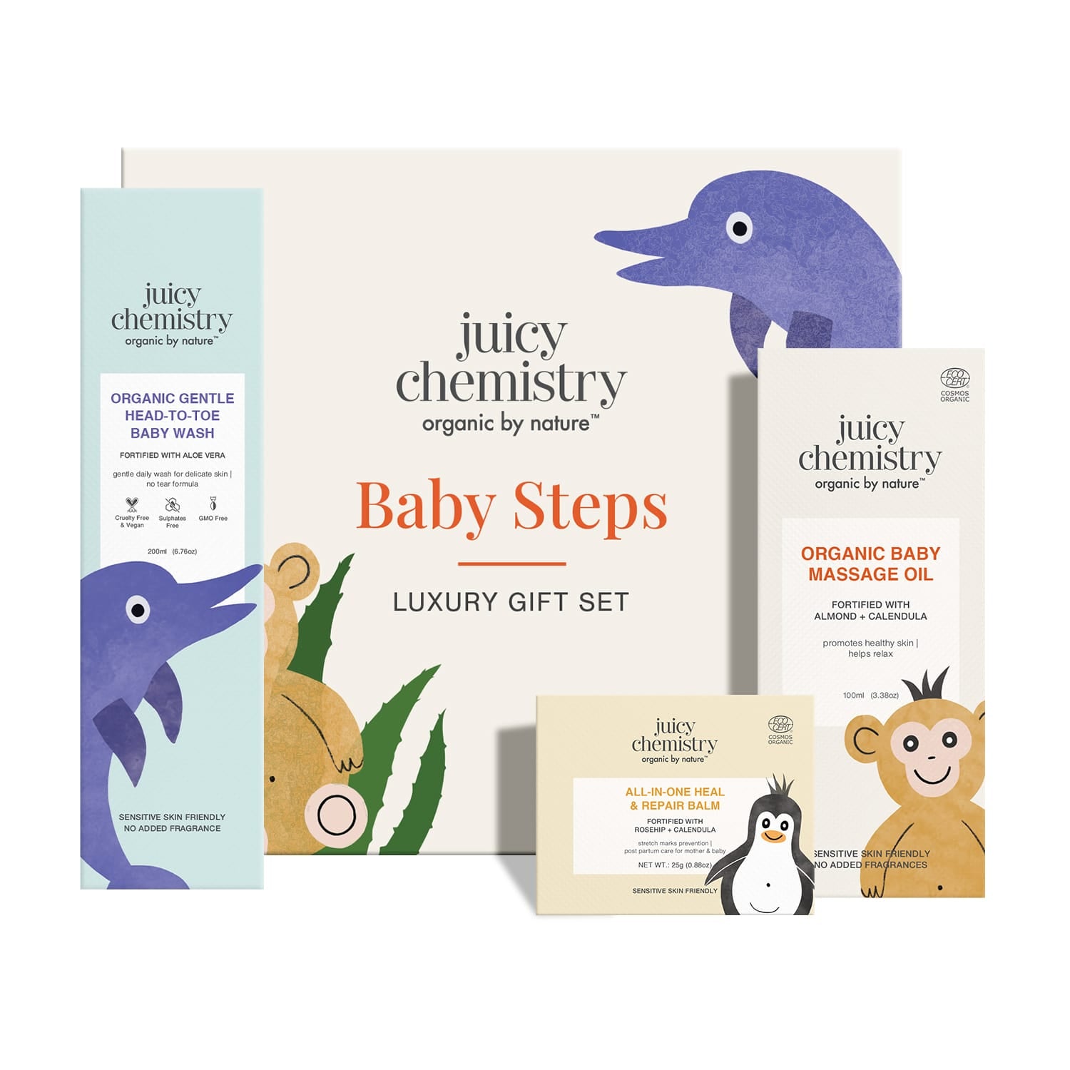 Juicy Chemistry Baby Steps Gift Box