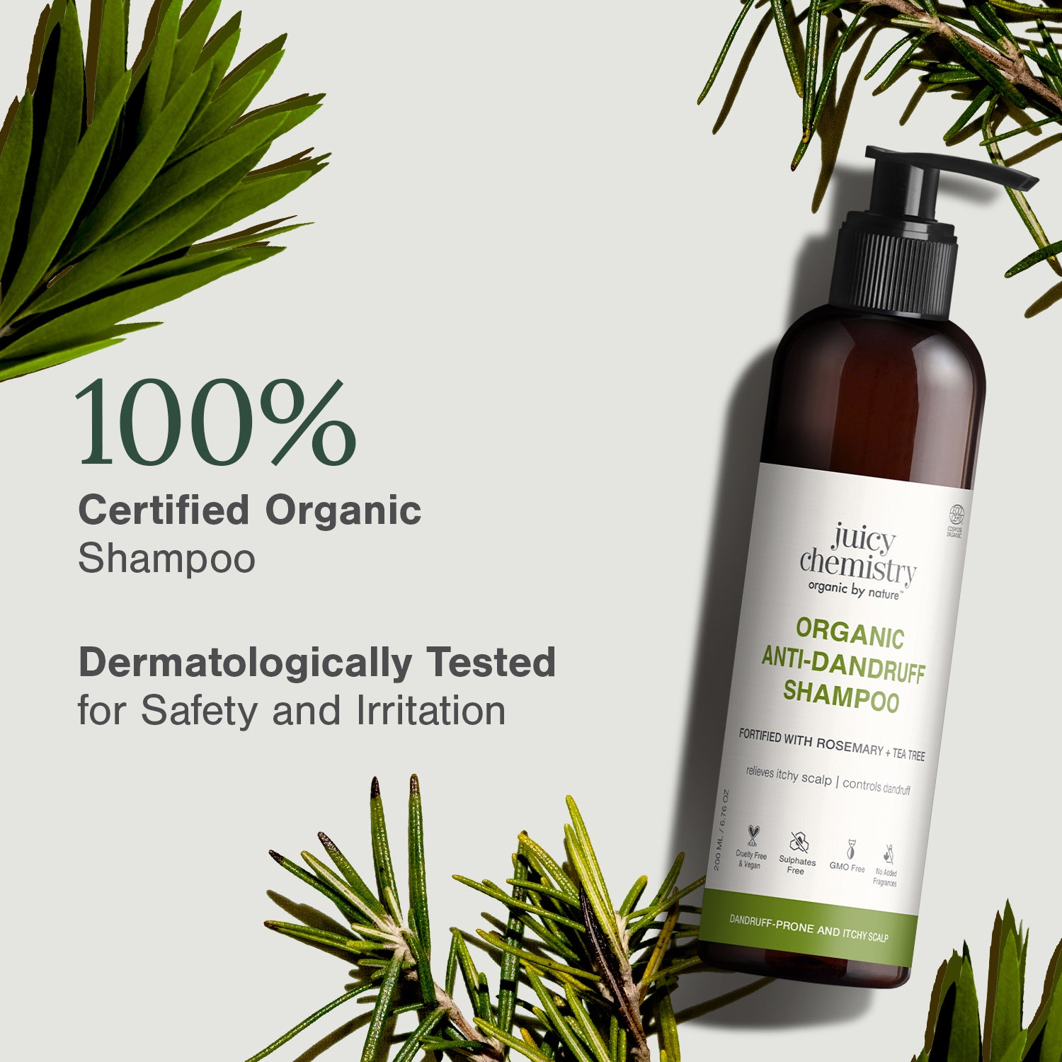Baobab, Rosemary and Tea Tree Shampoo