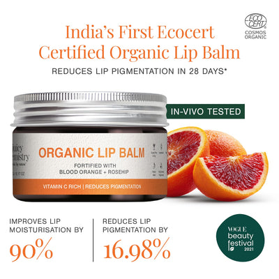 Organic Lip Balm Fortified with Blood Orange + Rosehip