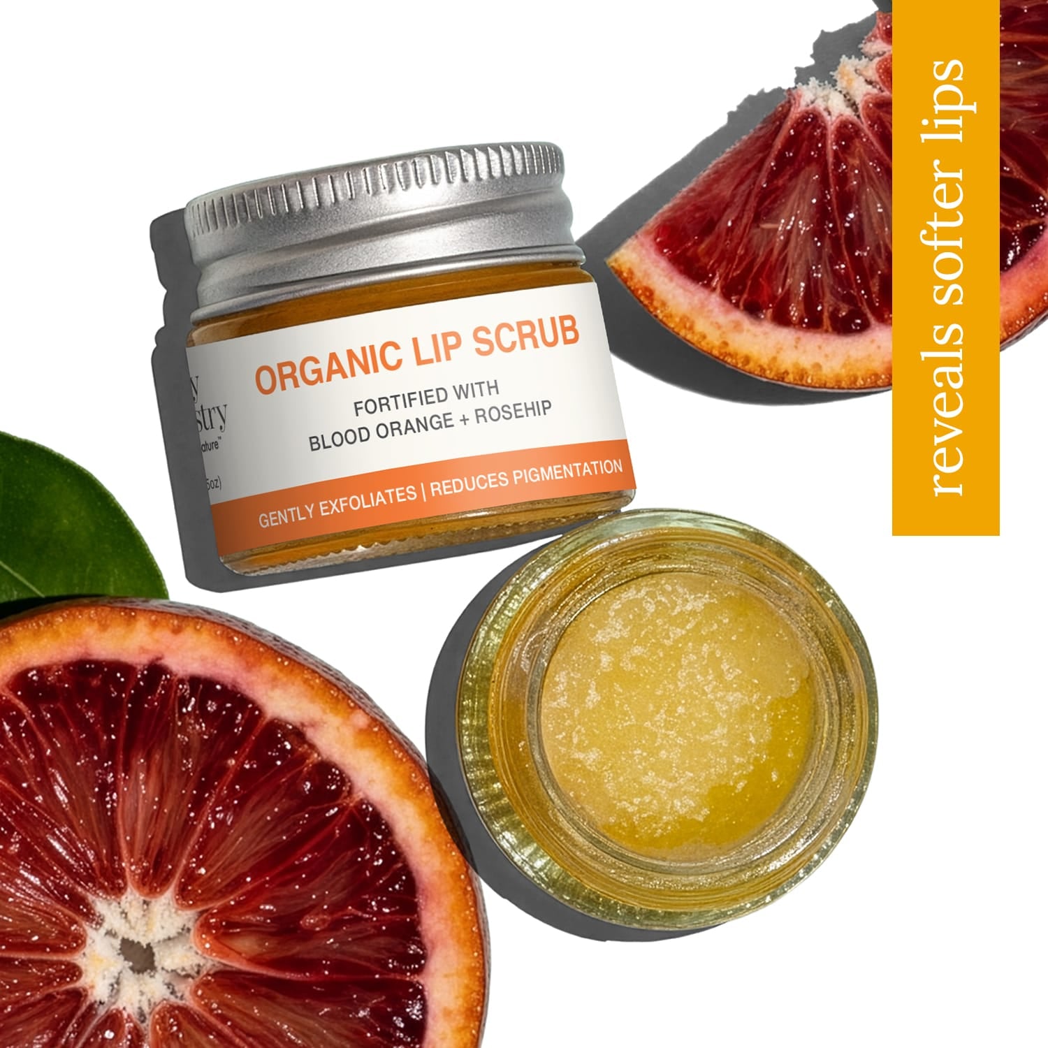 Lip Scrub for Pigmentation | Blood Orange & Rosehip Lip Scrub