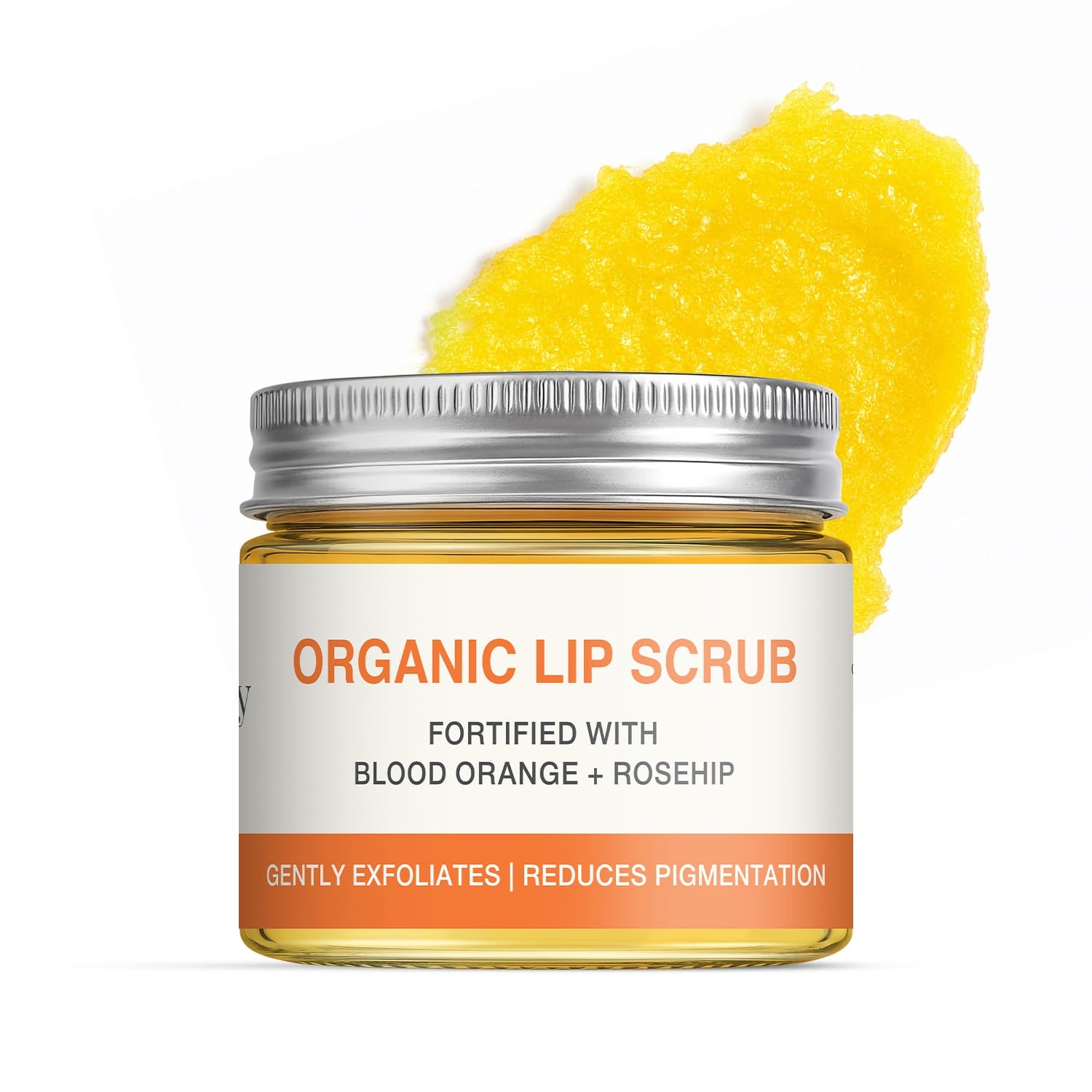Organic Lip Scrub Fortified with Blood Orange + Rosehip