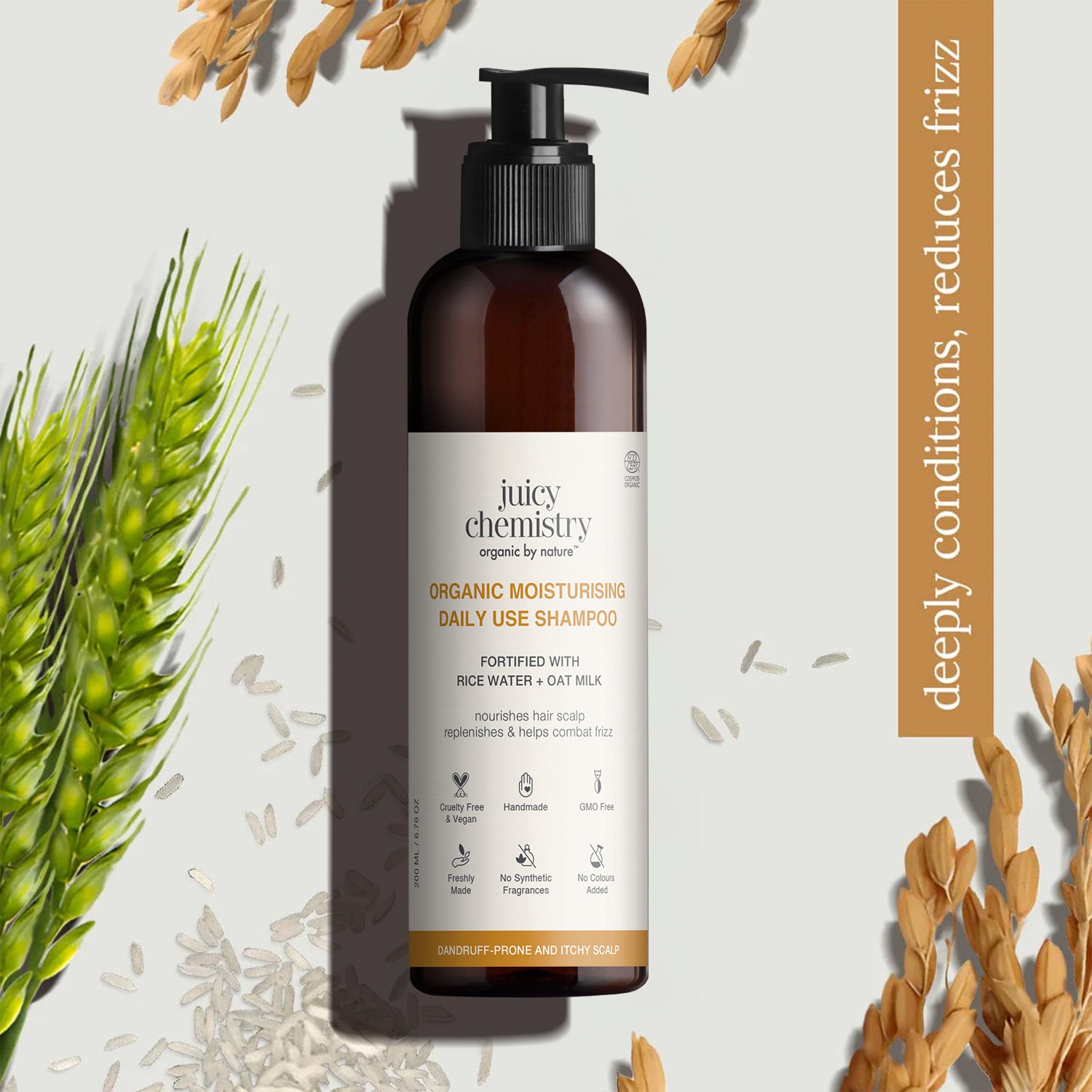 Certified Organic Moisturising Daily Use Shampoo