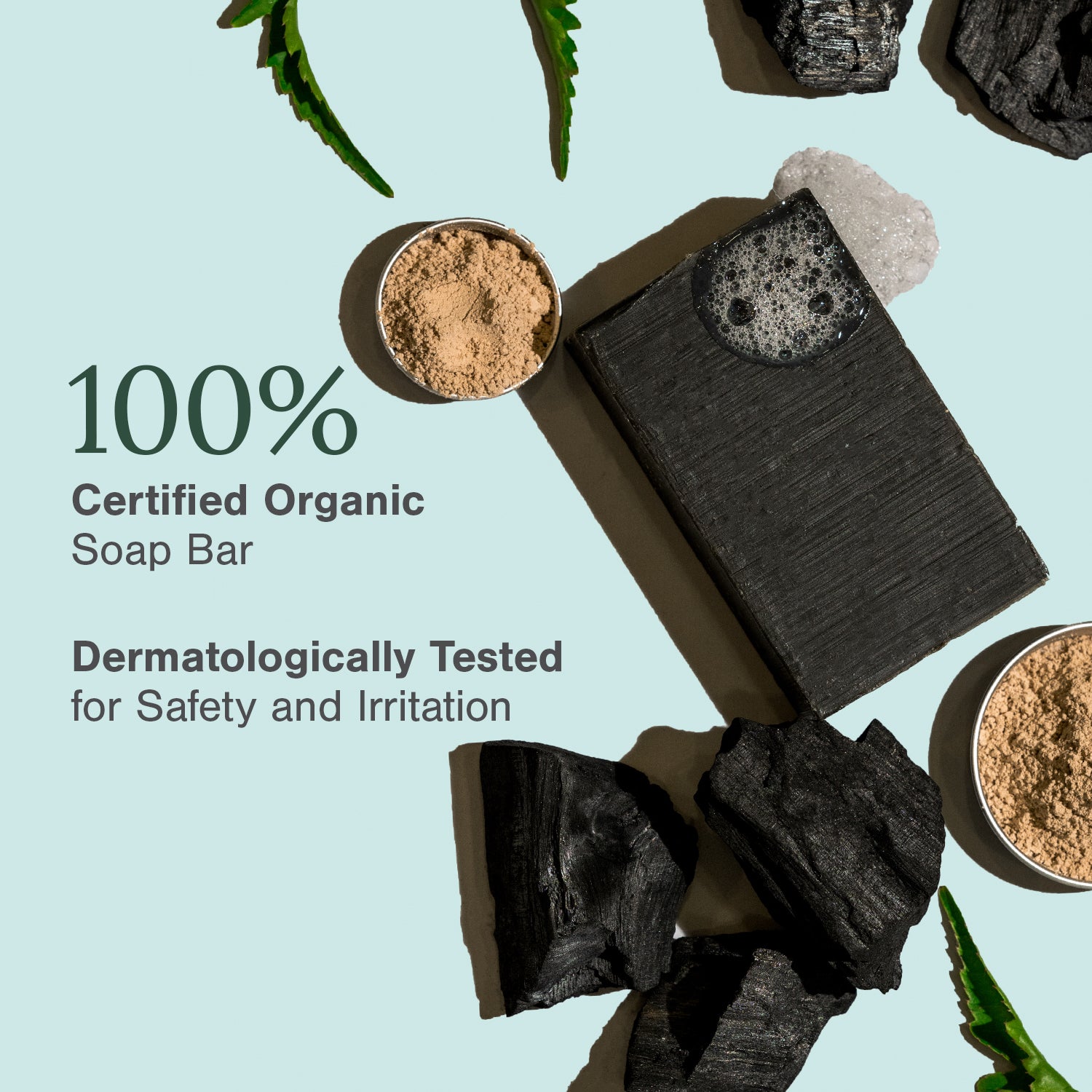 Ultra Moisturising & Luxury Soap Fortified with Charcoal + Frankincense