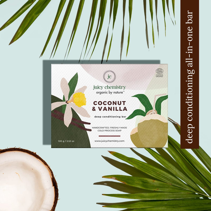 Coconut Vanilla Organic Face Body Soap