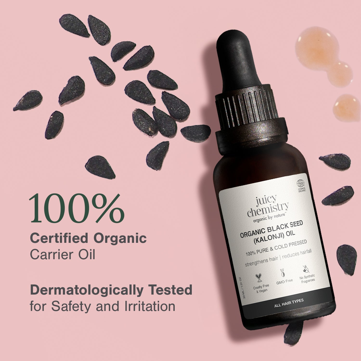 Cold Pressed Black Seed Carrier Oil
