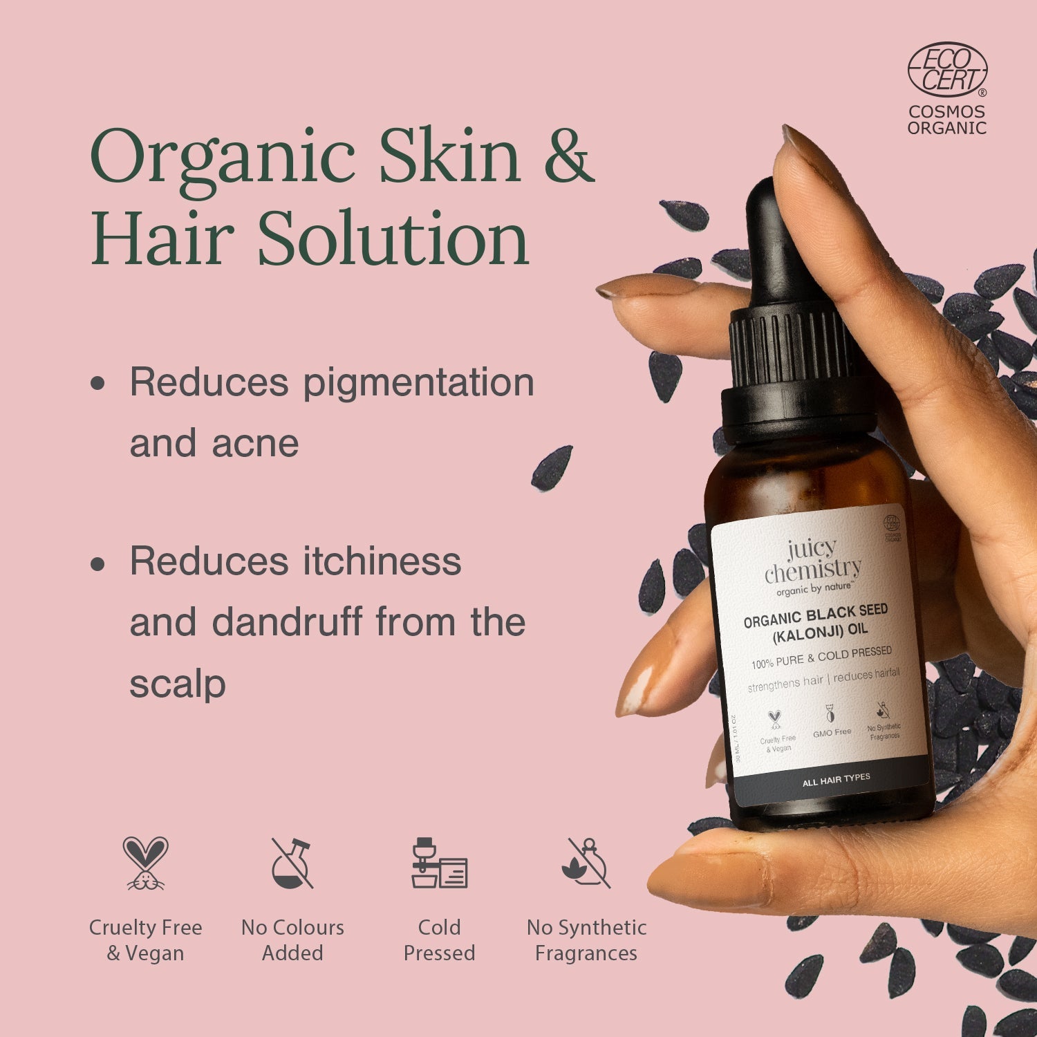 Cold Pressed Black Seed Carrier Oil