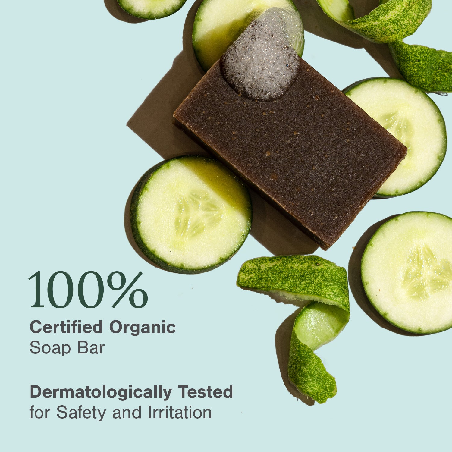 Ultra Moisturising & Luxury Soap Fortified with Cucumber + Green Tea