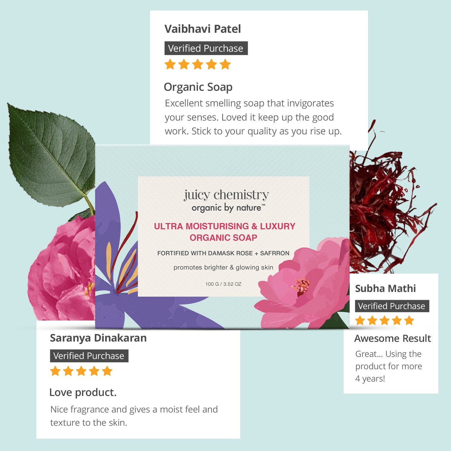Ultra-Moisturising & Luxurious Organic Soaps