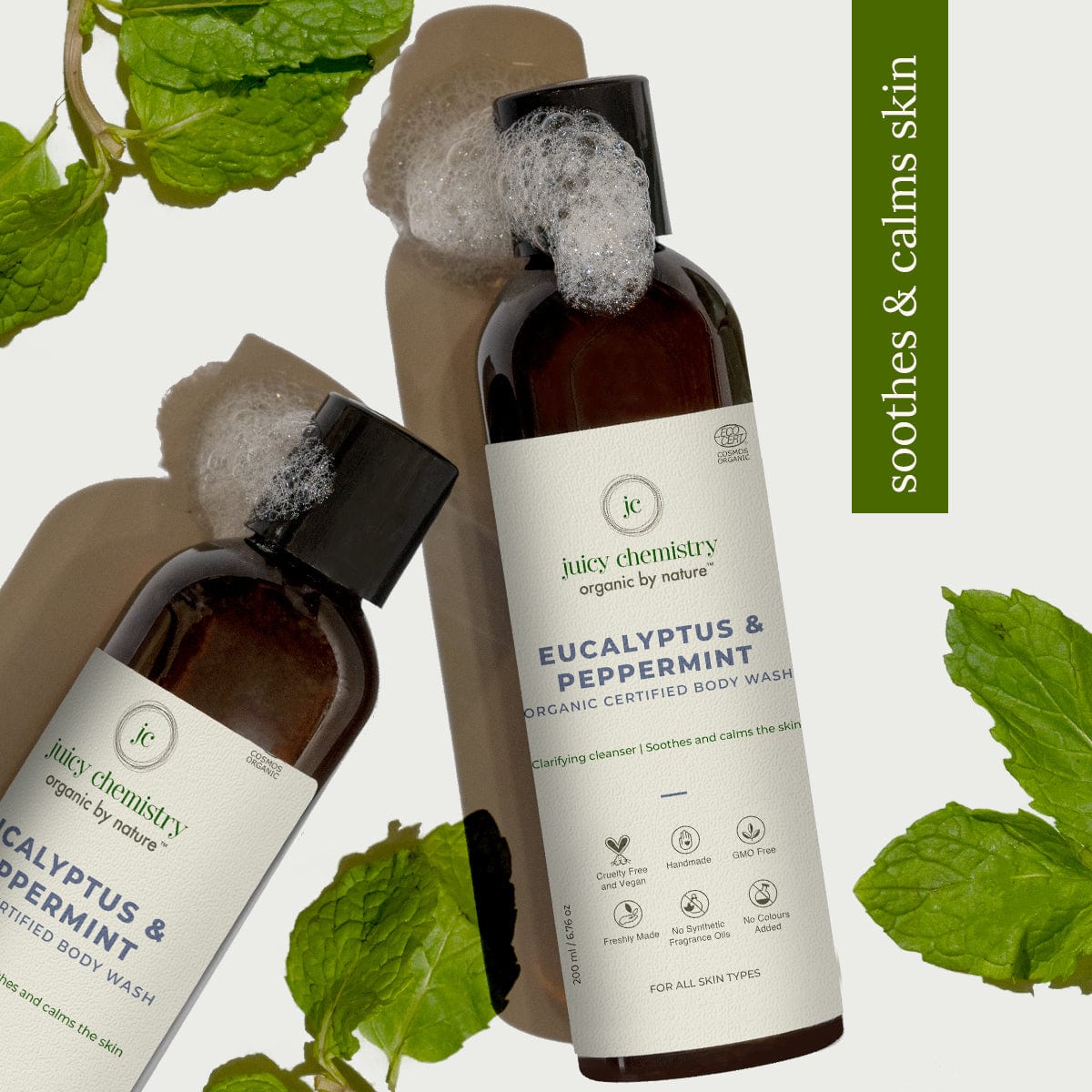 Eucalyptus and Peppermint Organic Body Wash