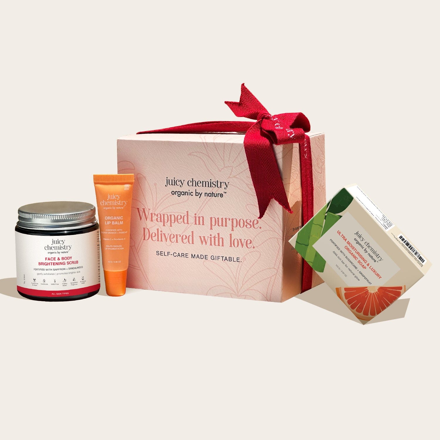 Festive Organic Luxurious Gift Box - Pink