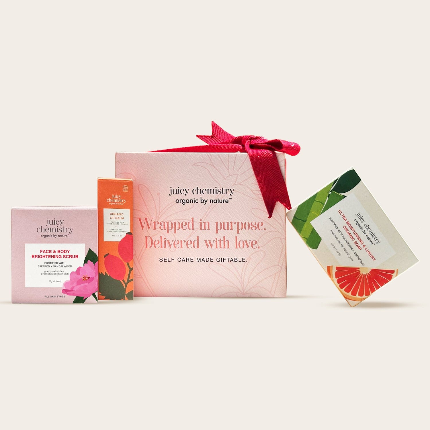 Festive Organic Luxurious Gift Box - Pink