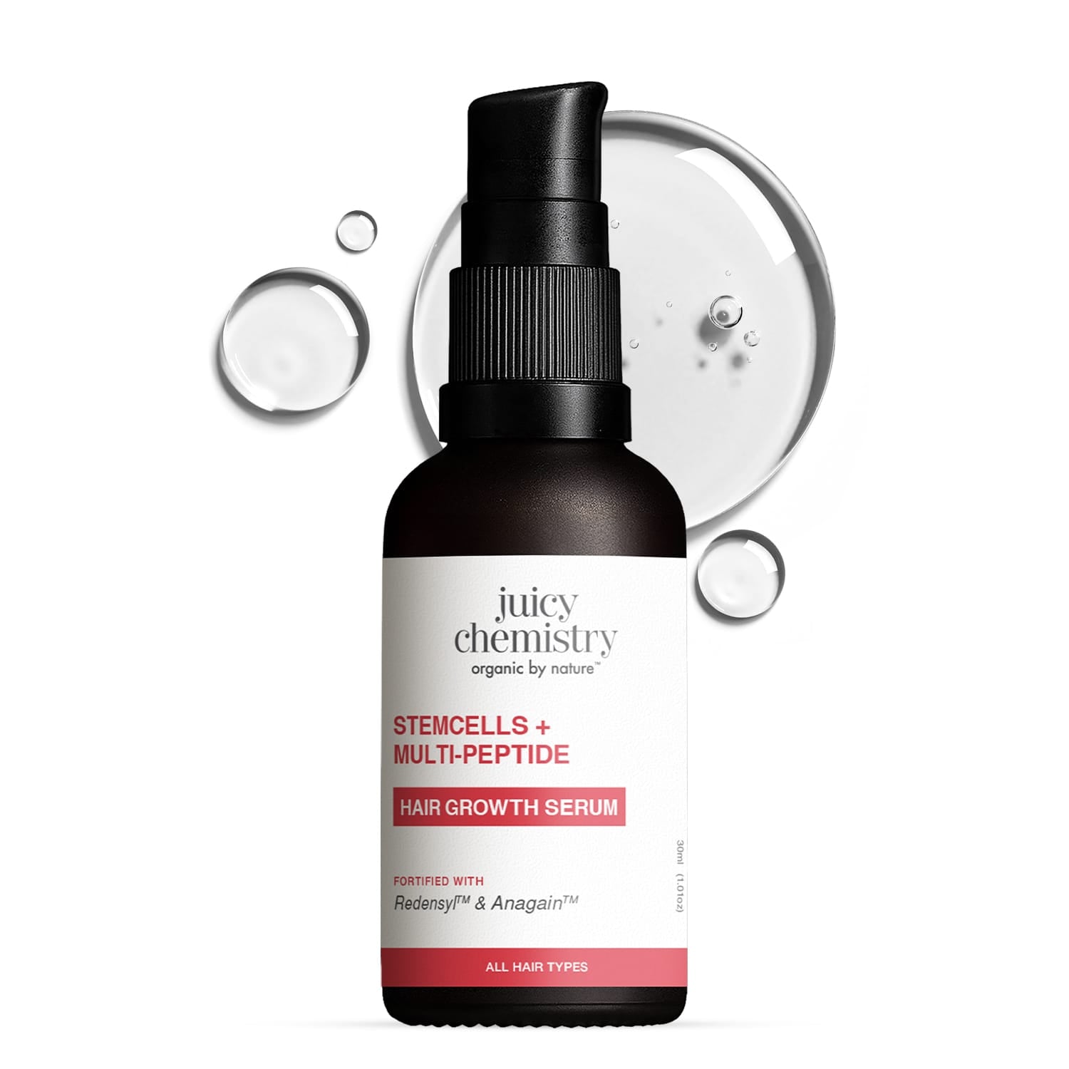 Stemcells + Multi-Peptide Hair Growth Serum Fortified With Redensyl & Anagain