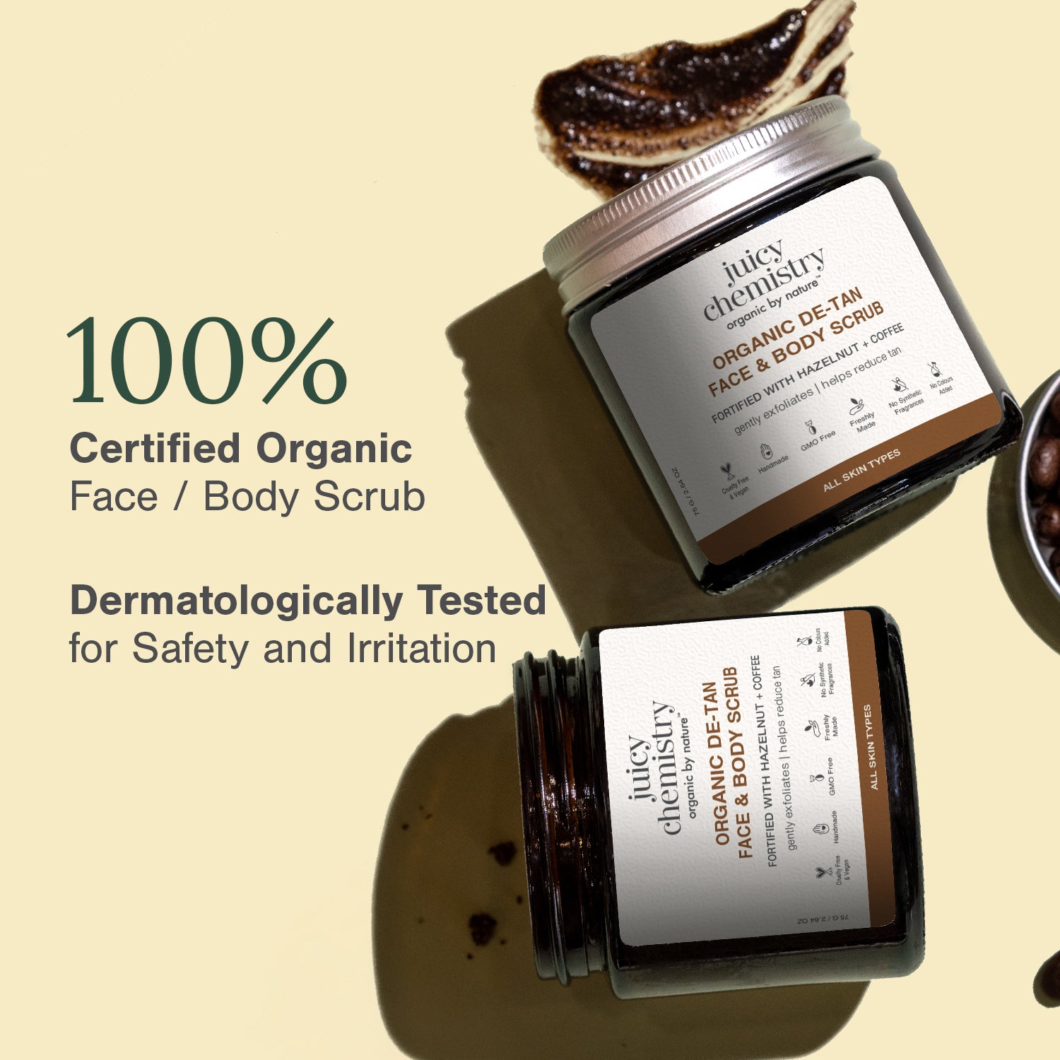 Hazelnut, Coffee and Chocolate Scrub/Mask