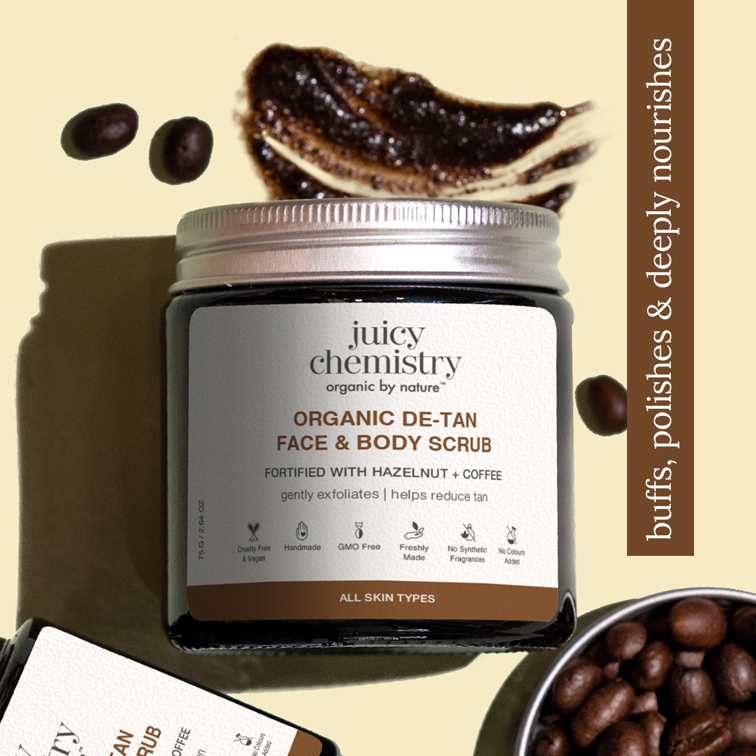 Hazelnut, Coffee and Chocolate Scrub/Mask..