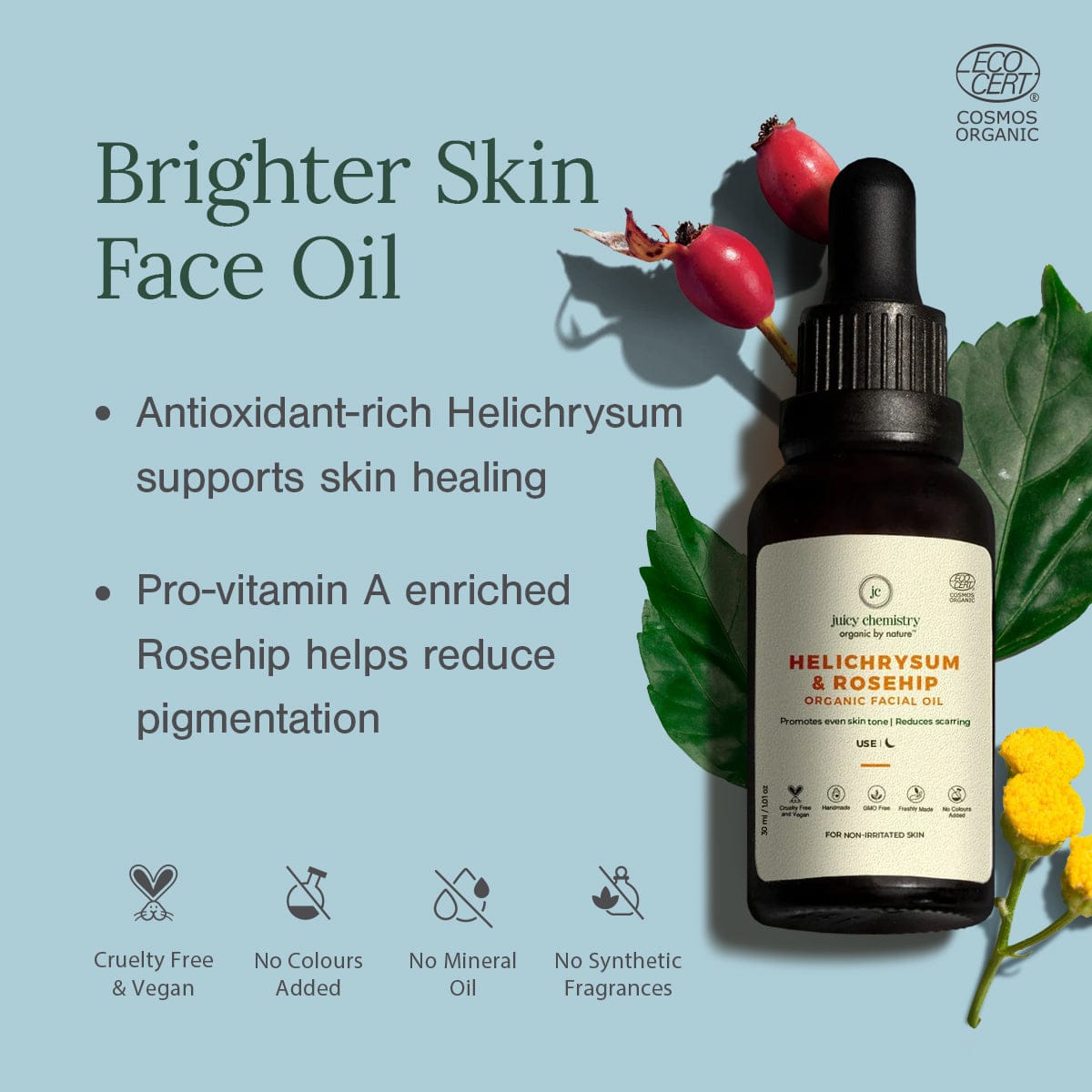 Cheapest Helios cell regenerating facial oil, with Helichrysum.