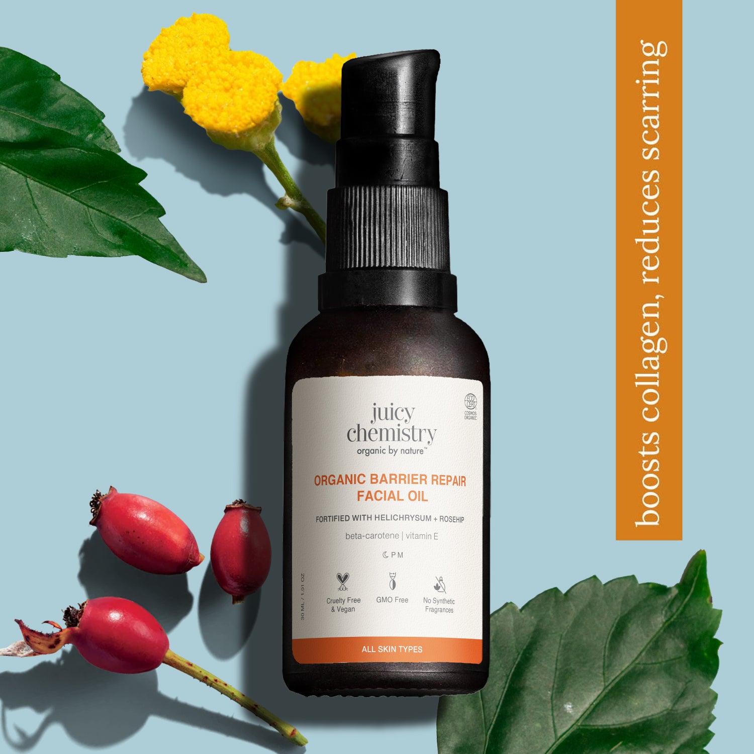 Helichrysum and Rosehip Facial Oil..