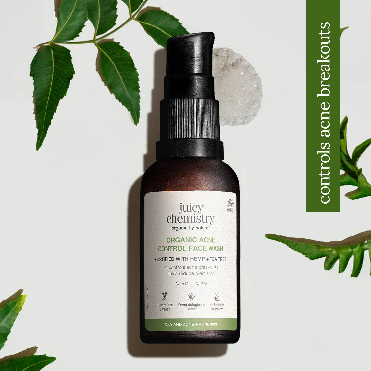 Hemp, Tea Tree and Neem Face Wash