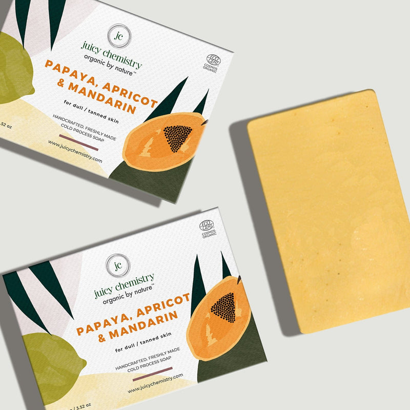 Combo Sale Papaya Apricot Mandarin Soap