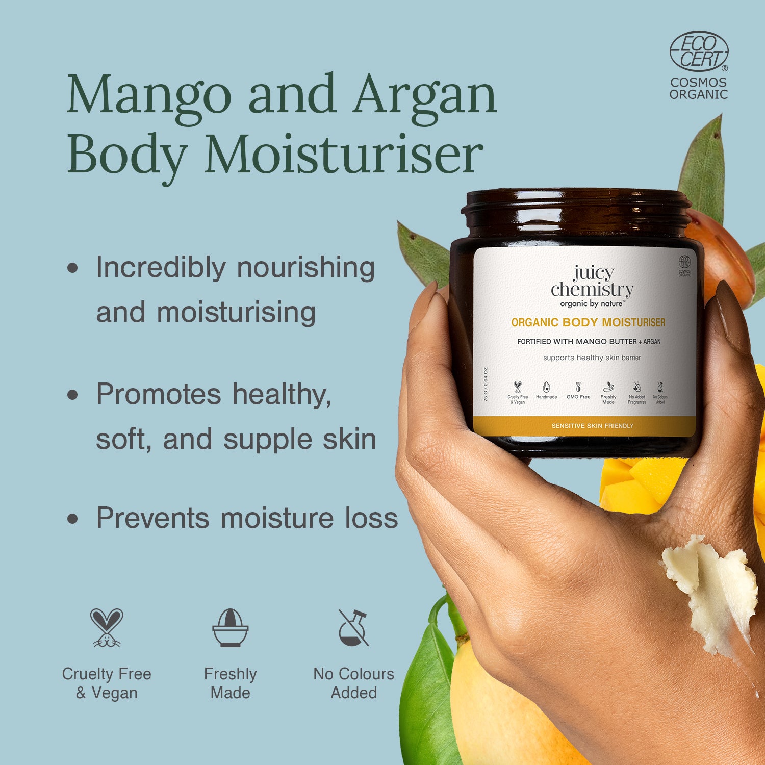 Mango, Argan and Shea Baby Butter Cream..