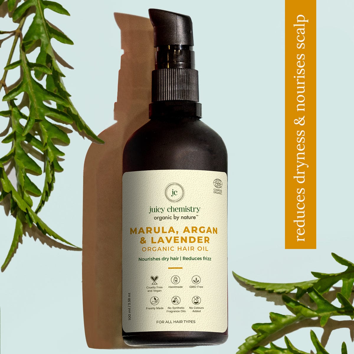 Marula, Argan and Lavender Organic Hair Oil