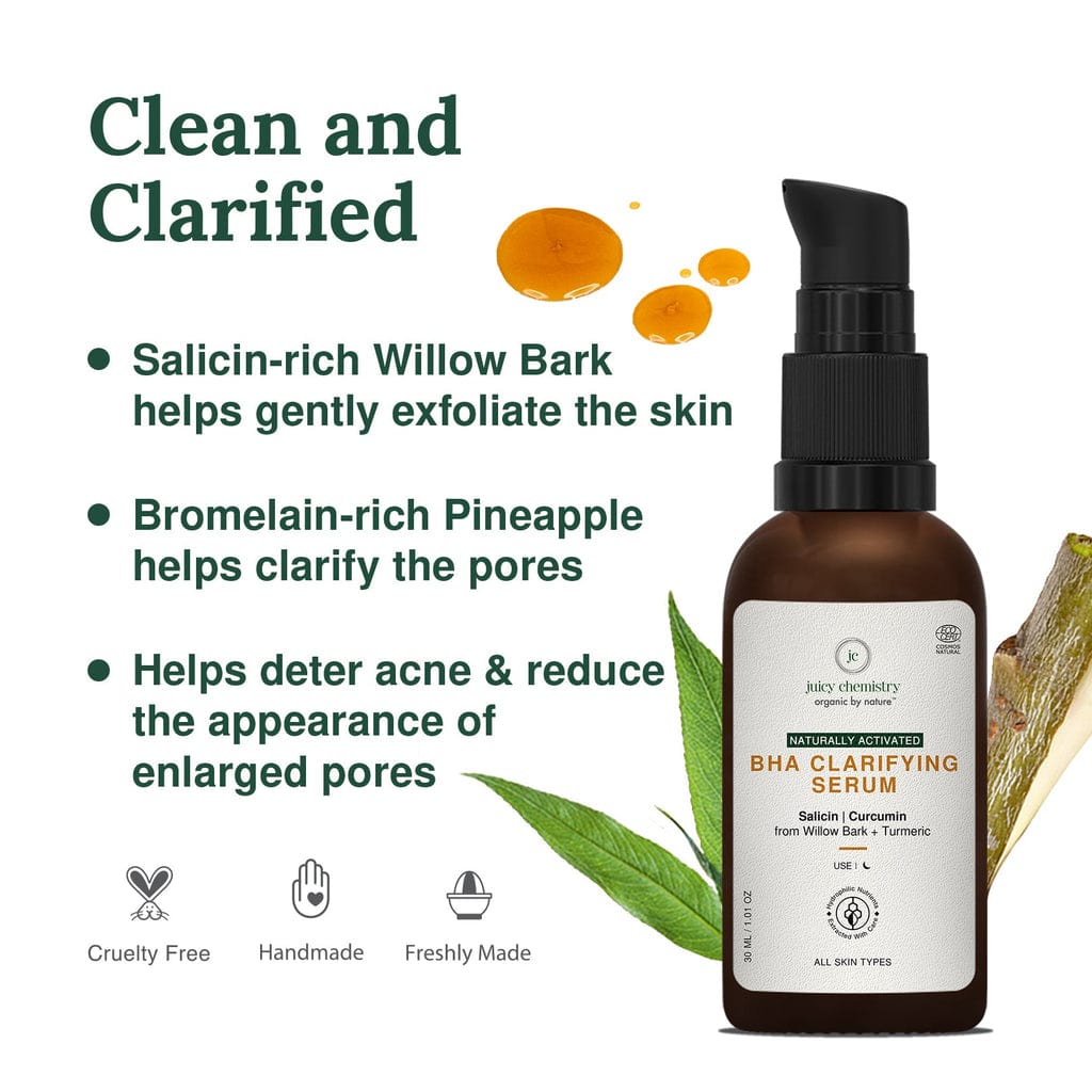 Naturally Activated BHA Clarifying Serum - Product Benefits