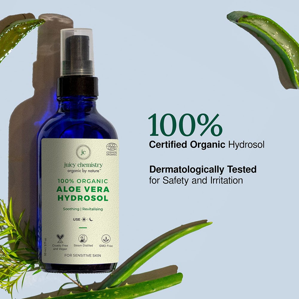 Organic Aloe Vera Hydrosol for Skin is Dermatologically Tested