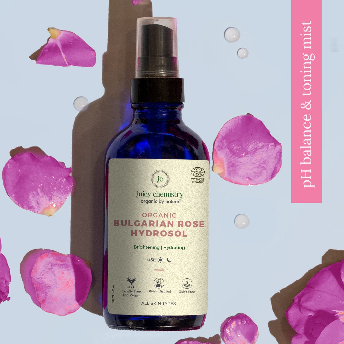 Organic Bulgarian Rose Water (Gulab Jal) Toner