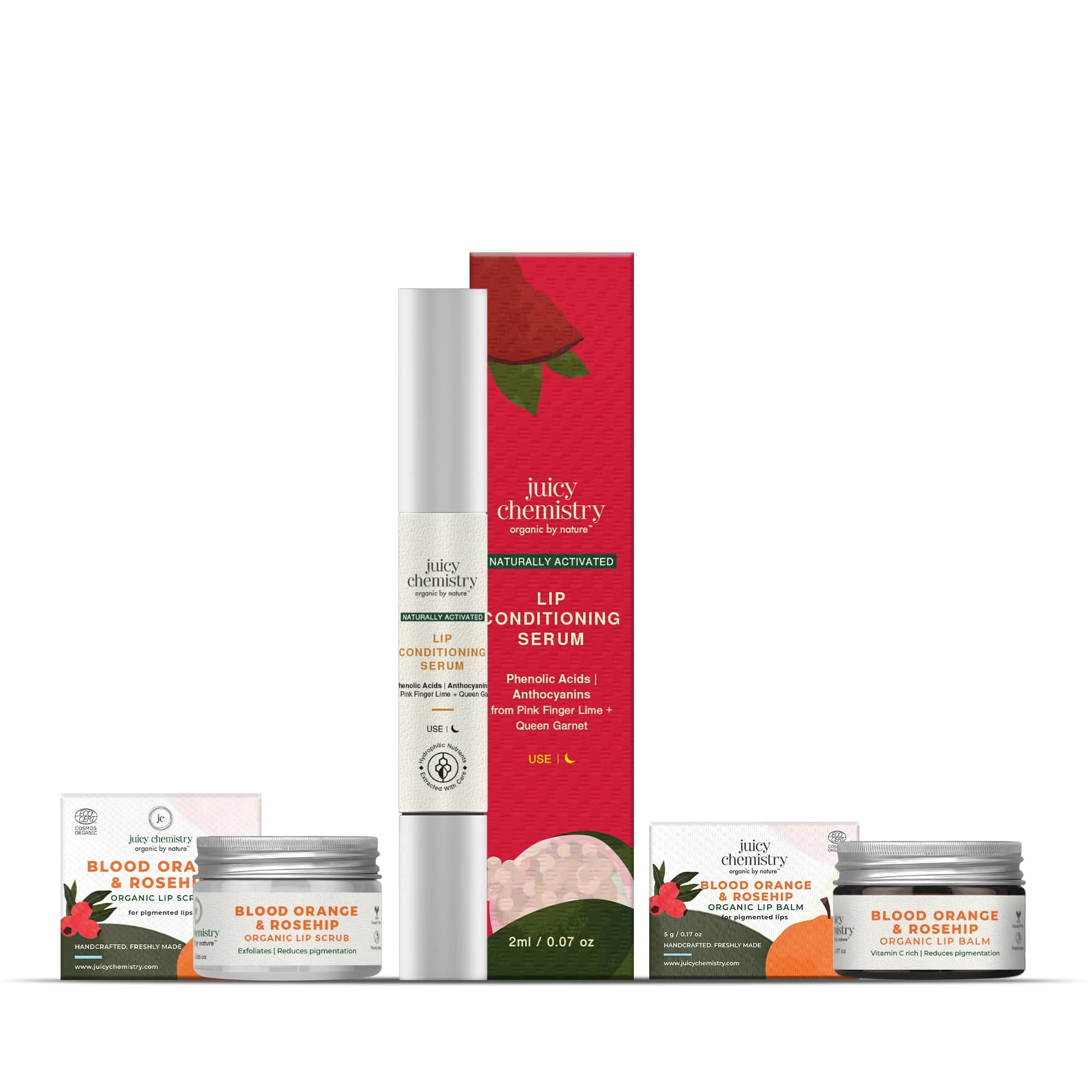 Organic and Naturally Activated Lip Care Kit - Product Kit Image