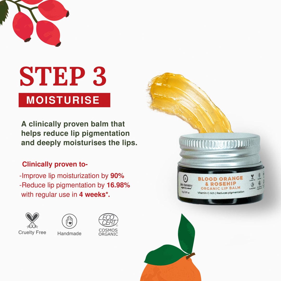 Organic and Naturally Activated Lip Care Kit - Step 3 Moisturise