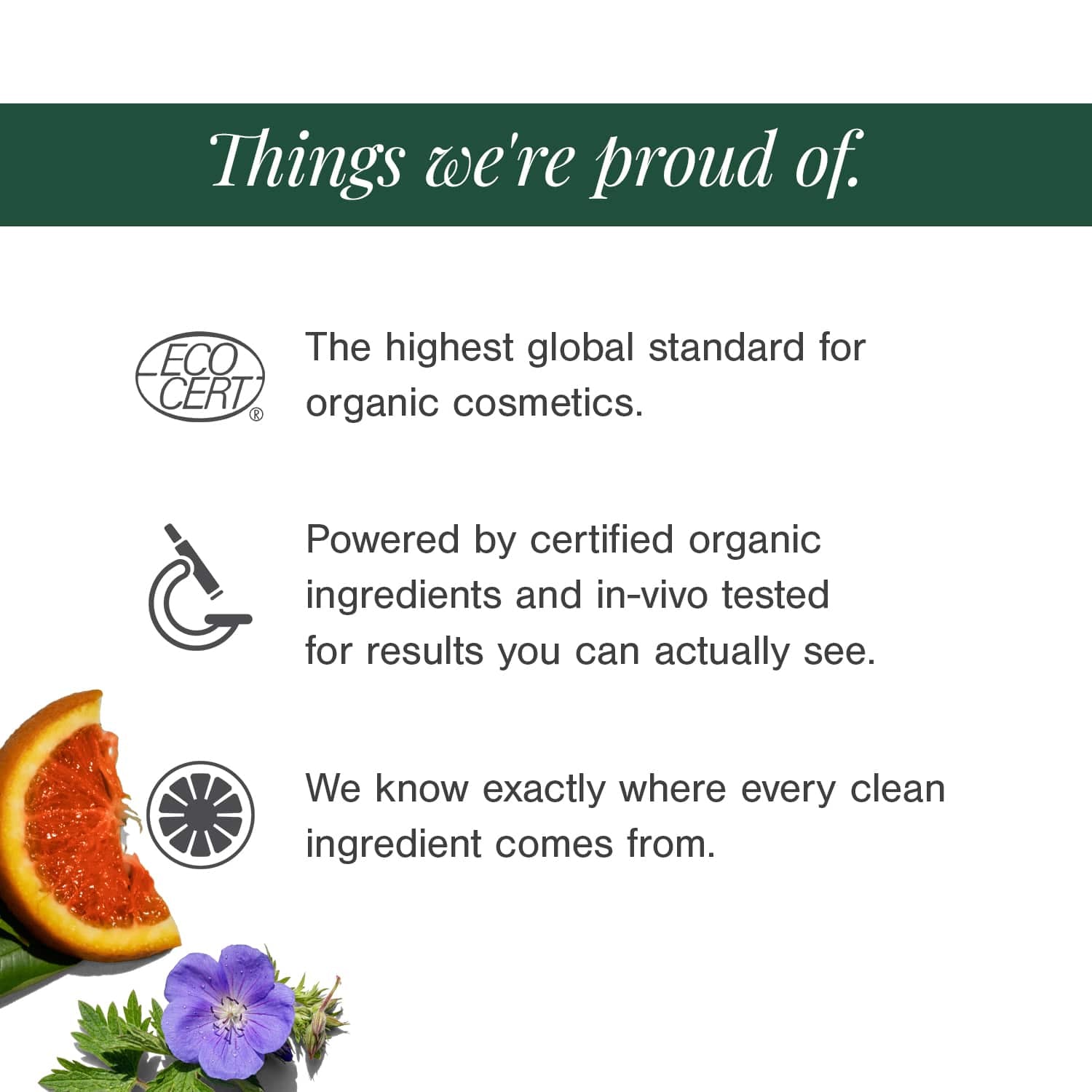 Organic Deodorant Fortified with Blood Orange + Geranium