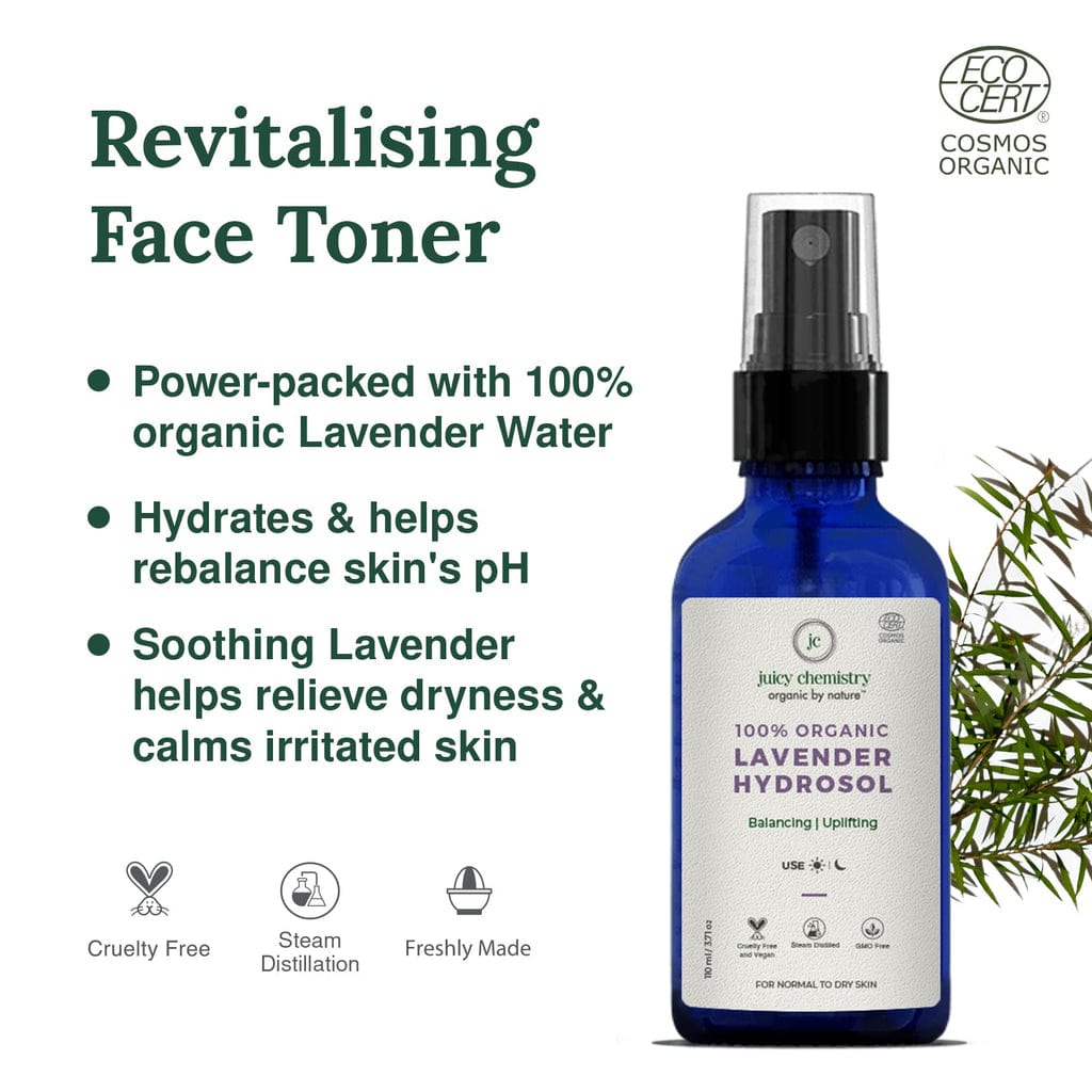 Organic Lavender Hydrosol Toner for Skin - Product Benefit