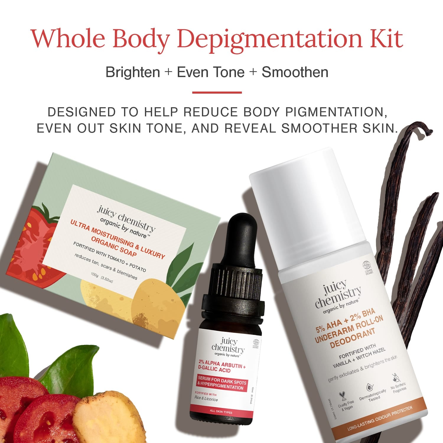 Whole Body Depigmentation Kit | For Brightening & Pigmentation Correction Body Care