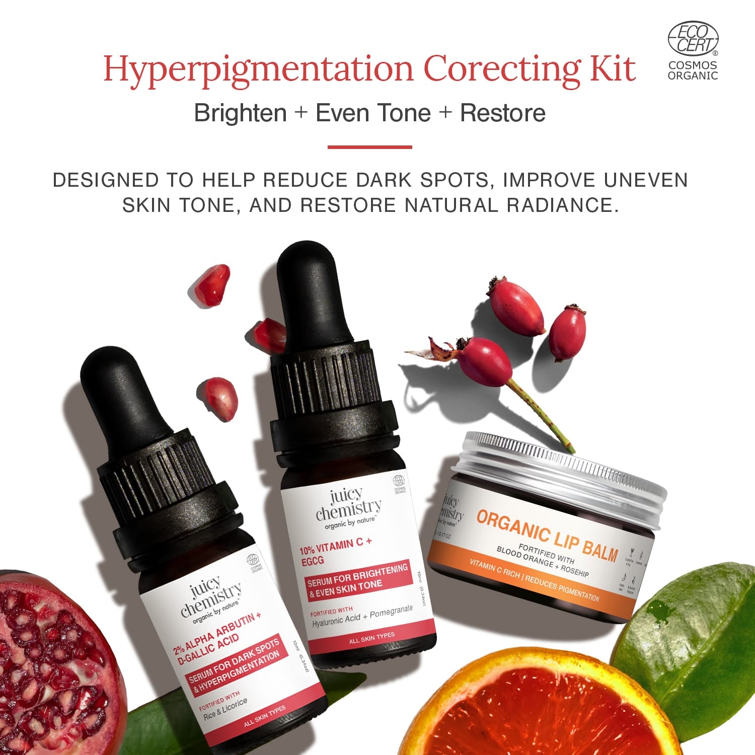 Brightening & Dark Spot Correction Kit |  | For Dark Spot Reduction & Lip Pigmentation