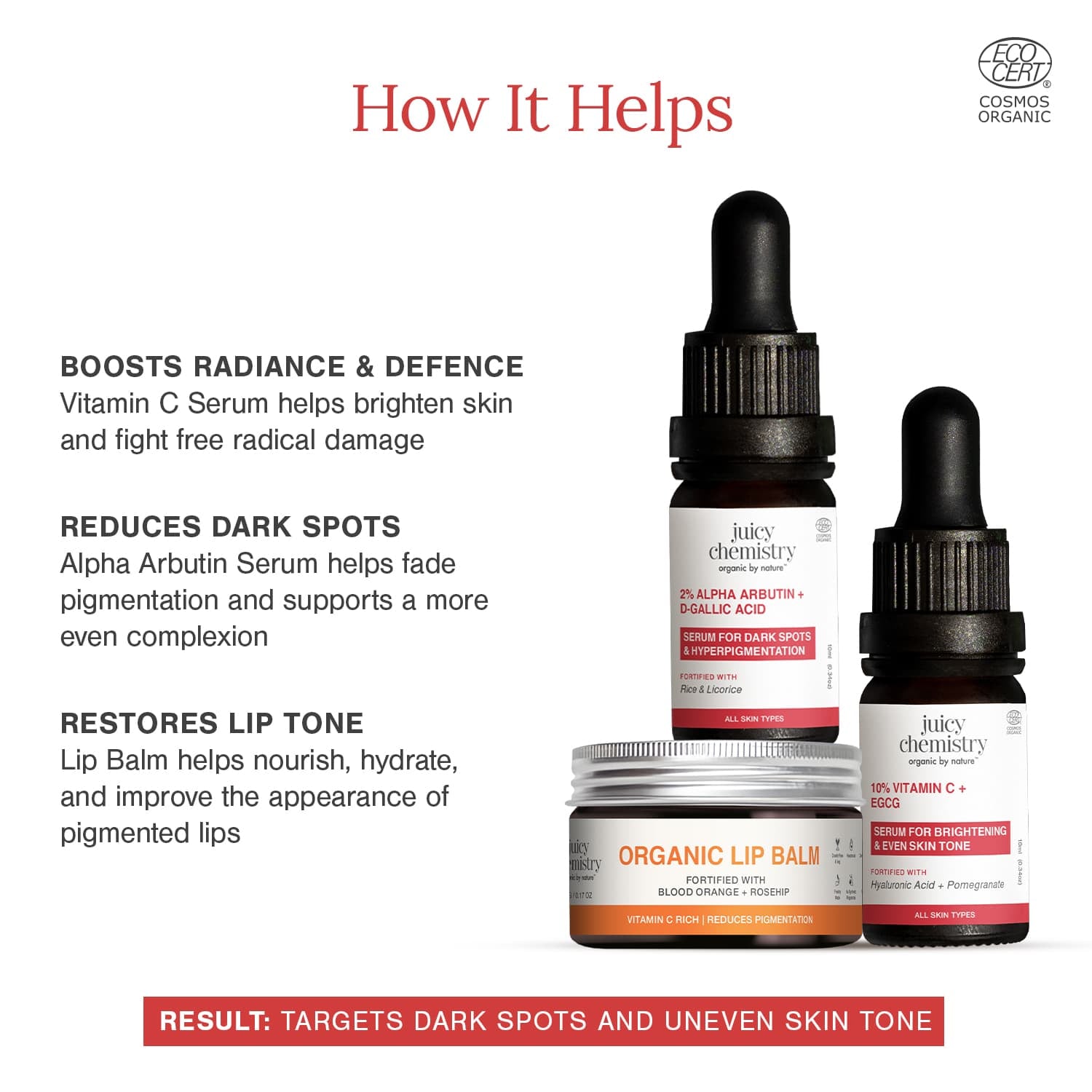 Brightening & Dark Spot Correction Kit |  | For Dark Spot Reduction & Lip Pigmentation