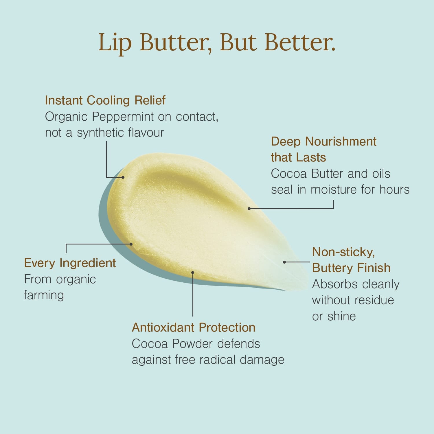 Organic Lip Balm Fortified with Vanilla Bean
