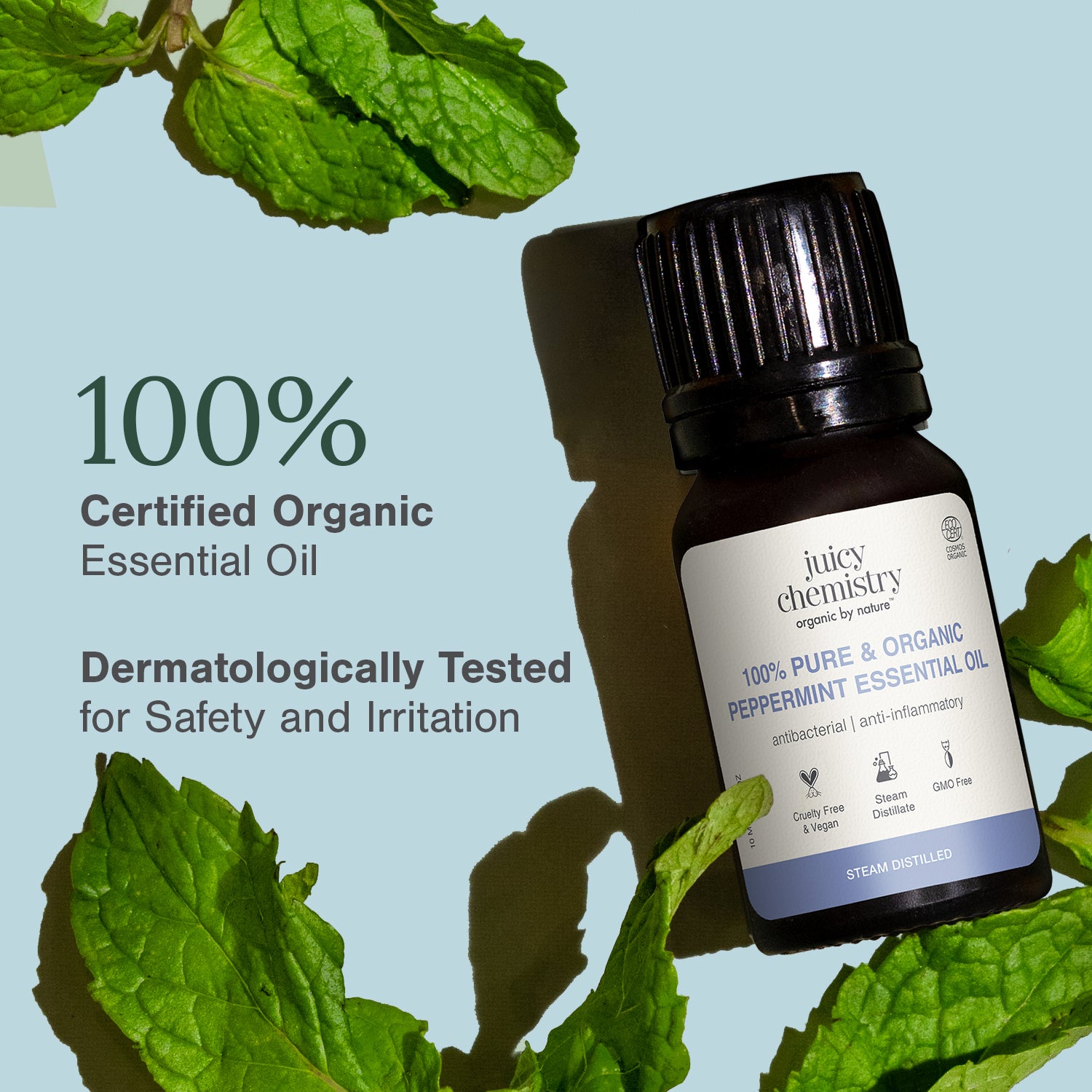 Certified Organic Peppermint Essential Oil