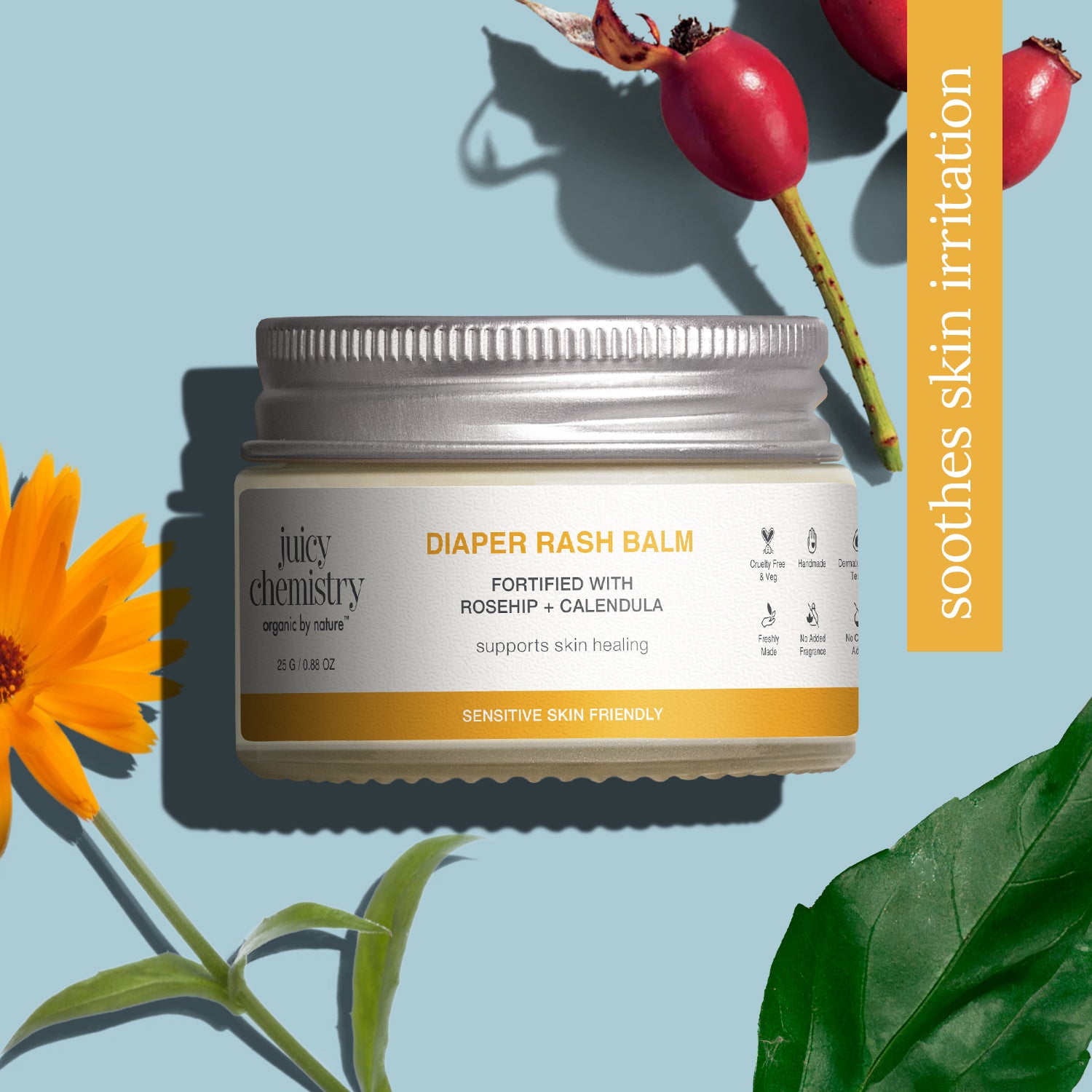 Rosehip, Coconut and Calendula Rash Balm..