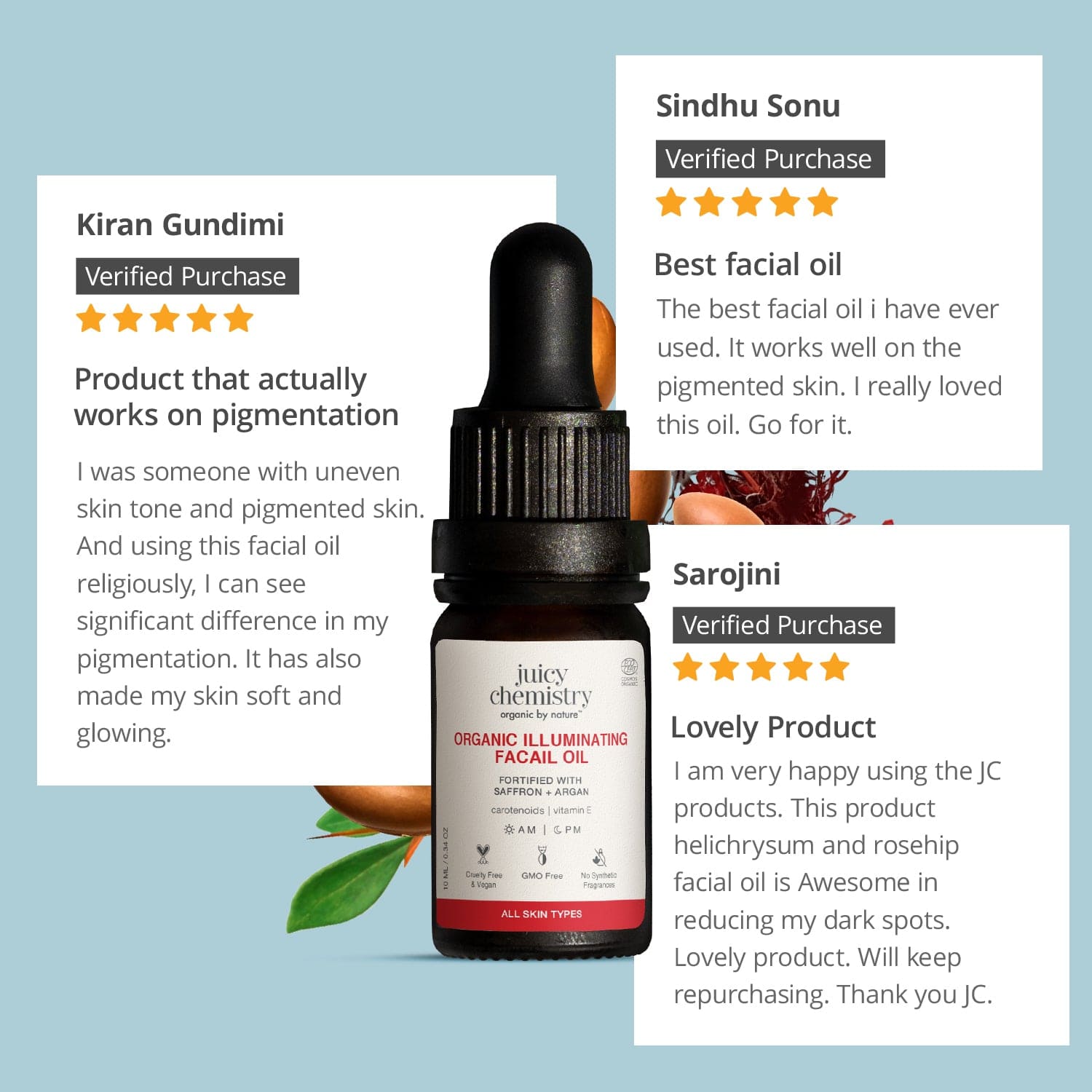 Saffron and Argan Facial Oil
