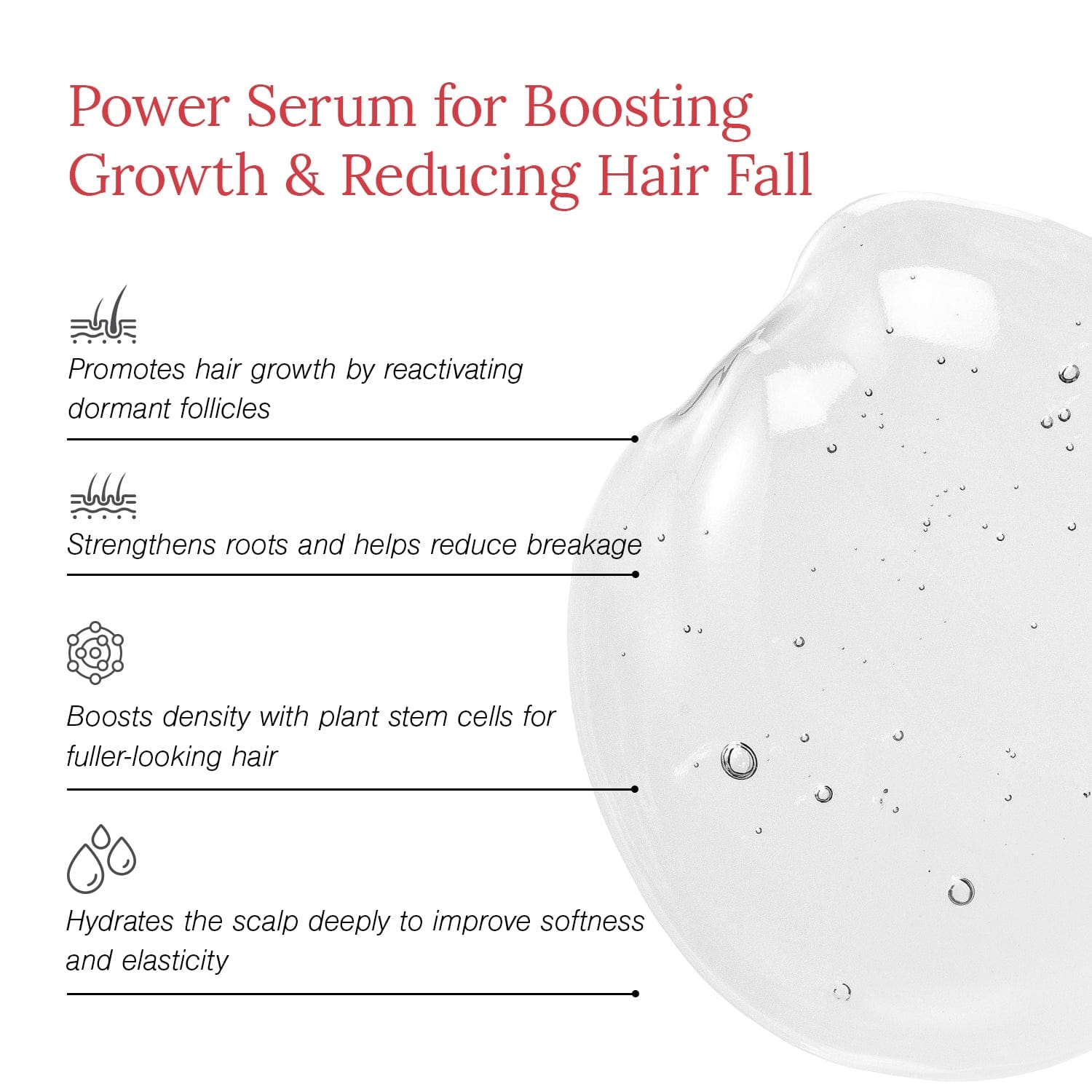 Stemcells + Multi-Peptide Hair Growth Serum Fortified With Redensyl & Anagain