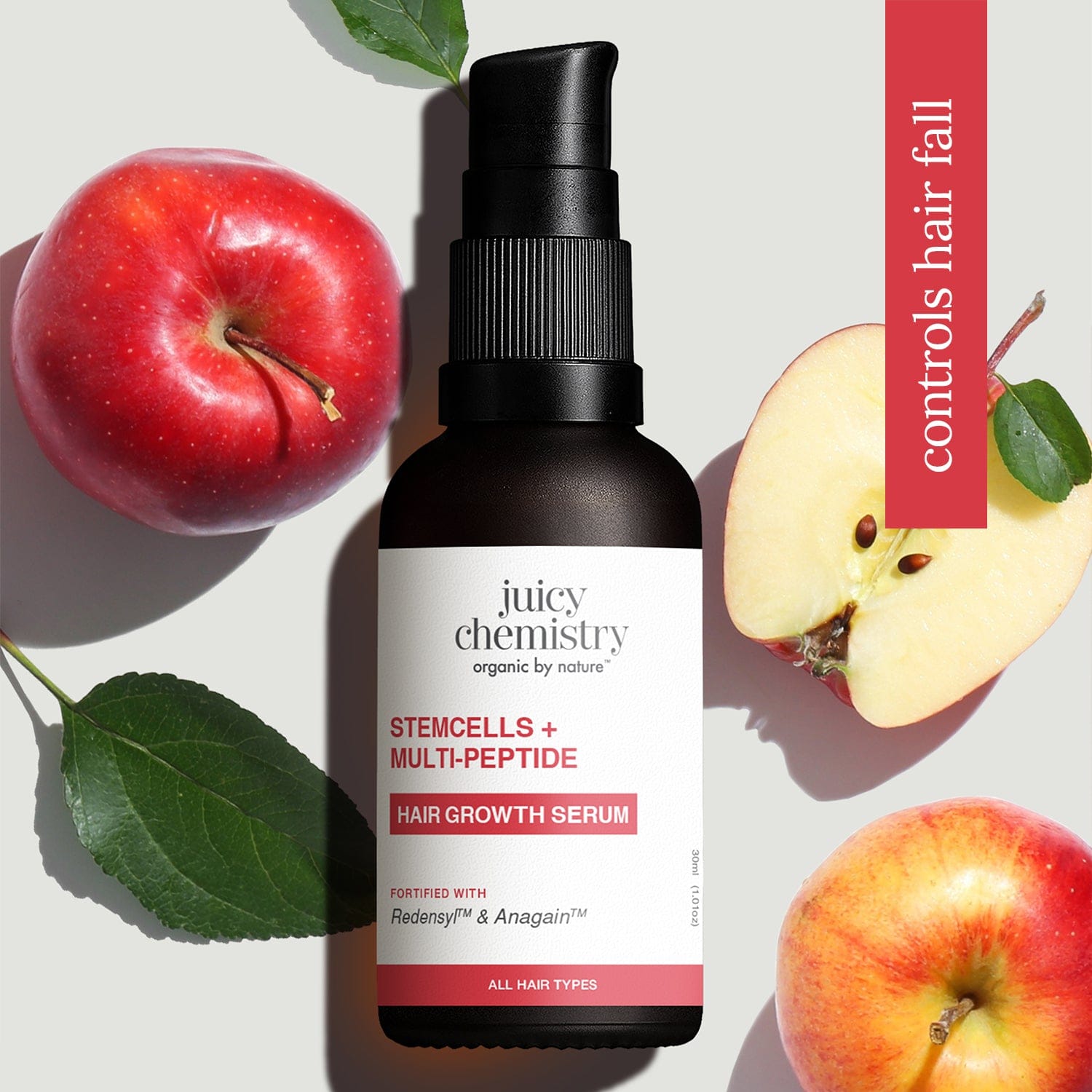 Stemcells + Multi-Peptide Hair Growth Serum Fortified With Redensyl & Anagain