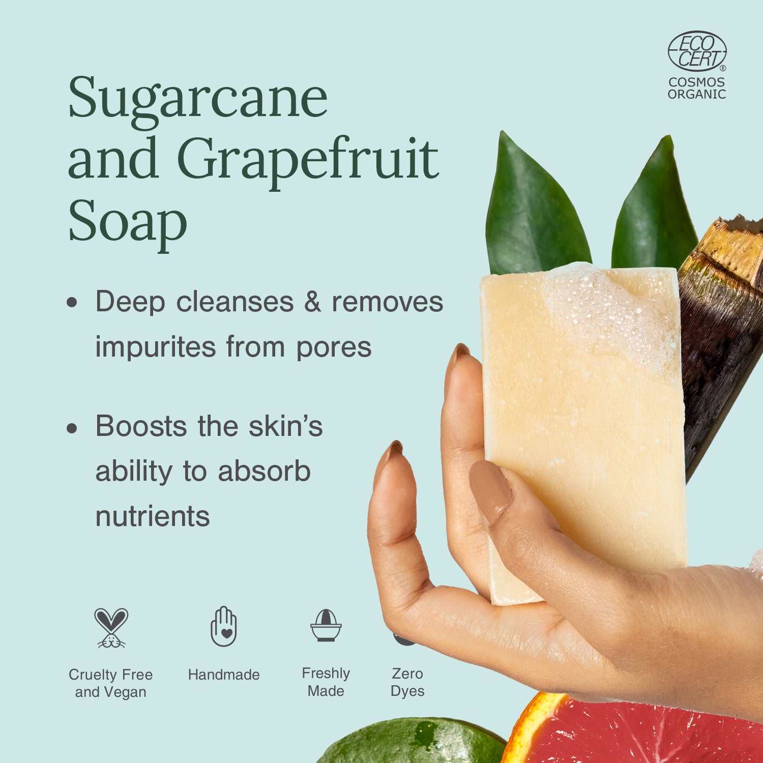 Sugarcane and Grapefruit Soap