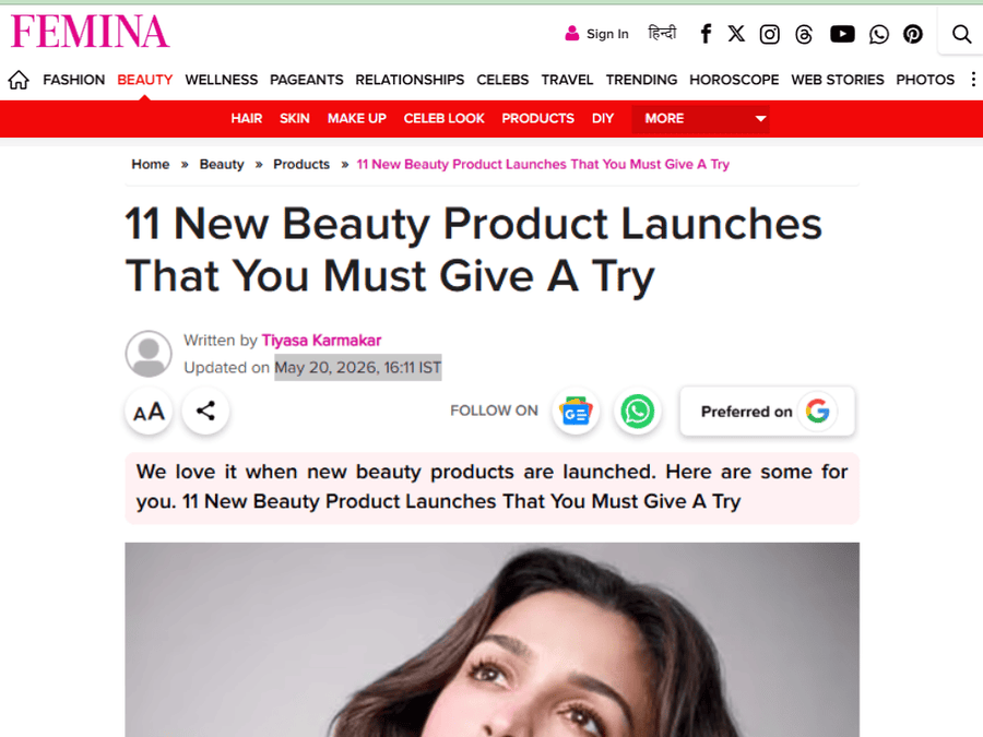 11 New Beauty Product Launches That You Must Give A Try